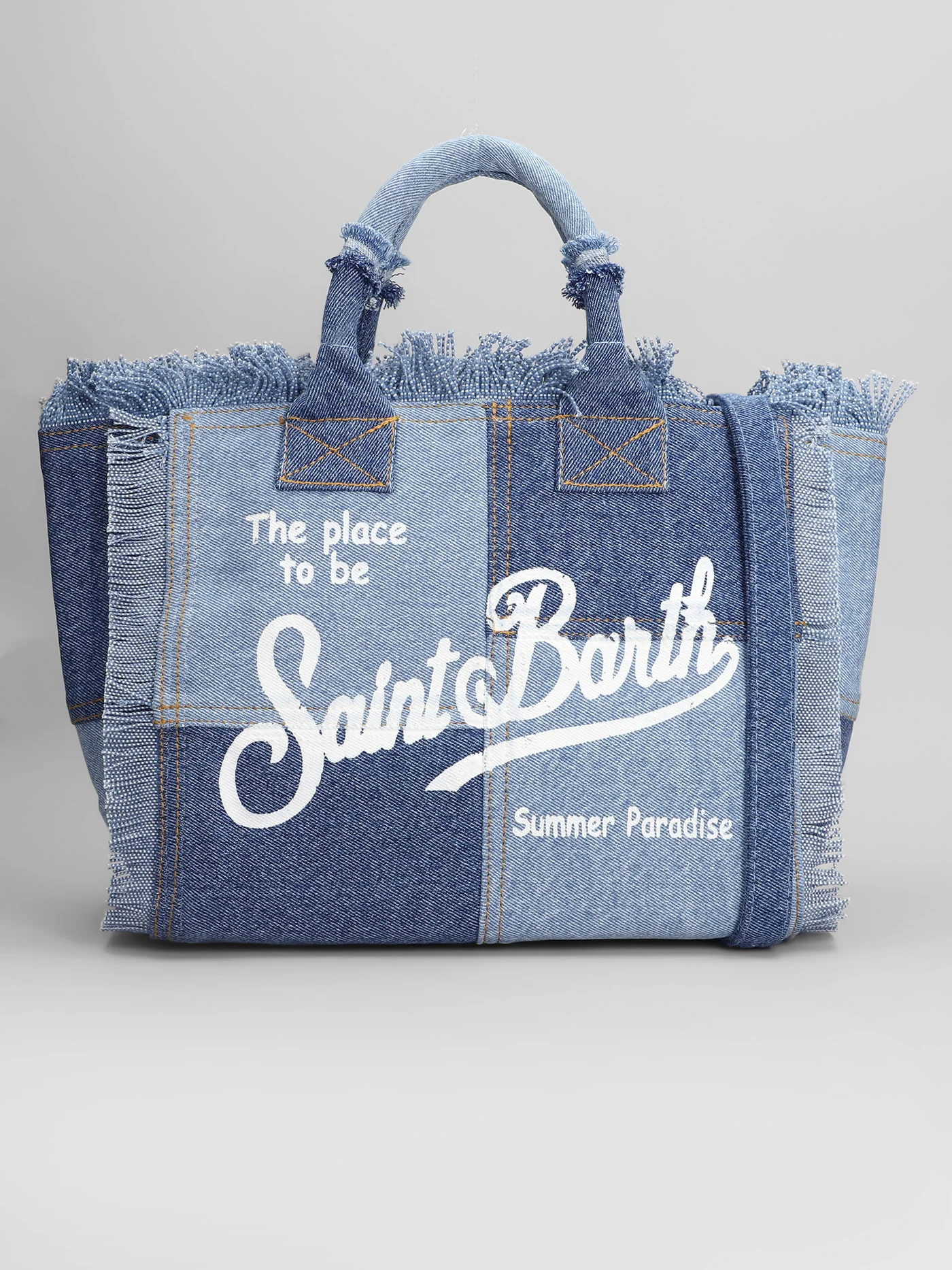Colette Tote in blue cotton