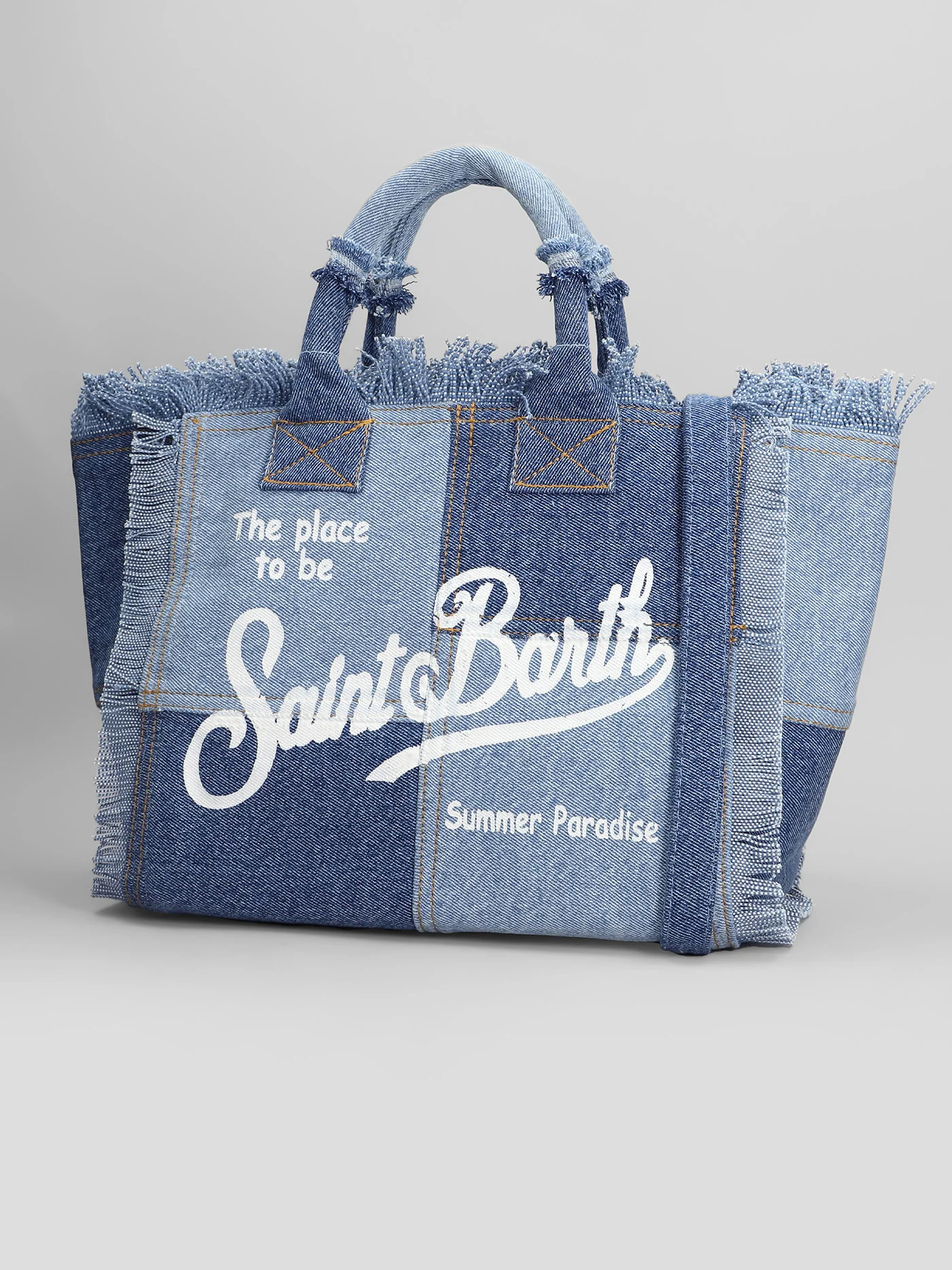 Colette Tote in blue cotton - Image 2