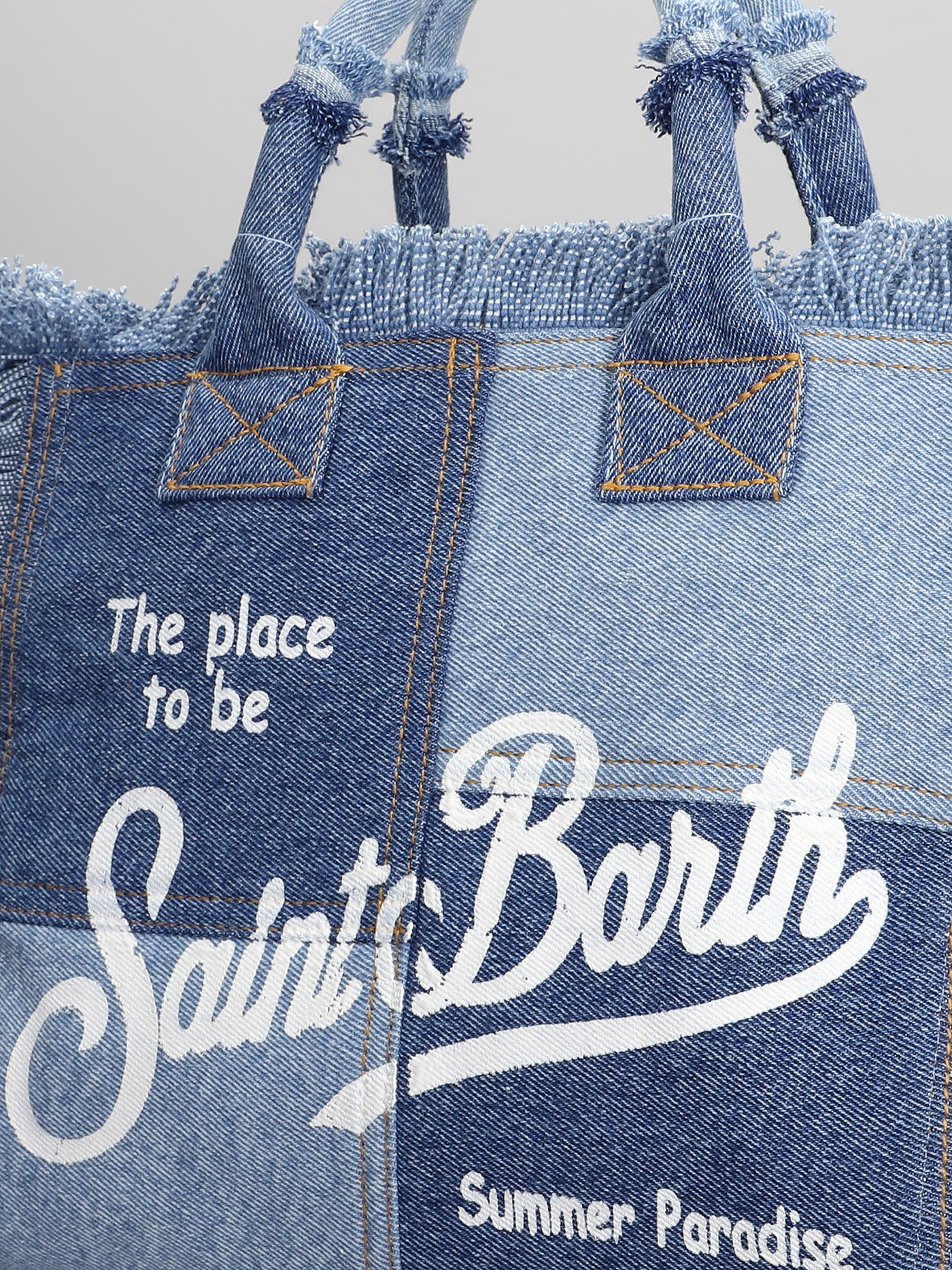 Colette Tote in blue cotton - Image 4