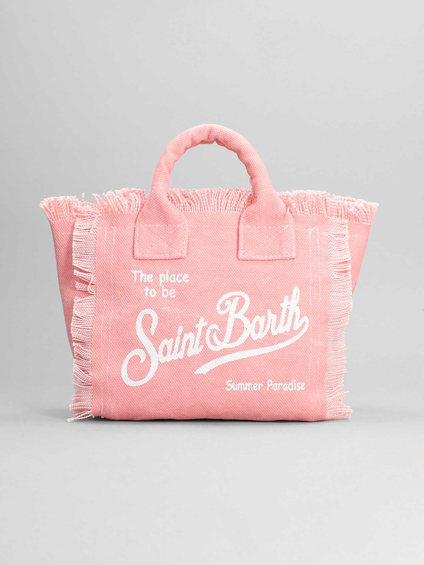 Colette Tote in rose-pink cotton - Image 3