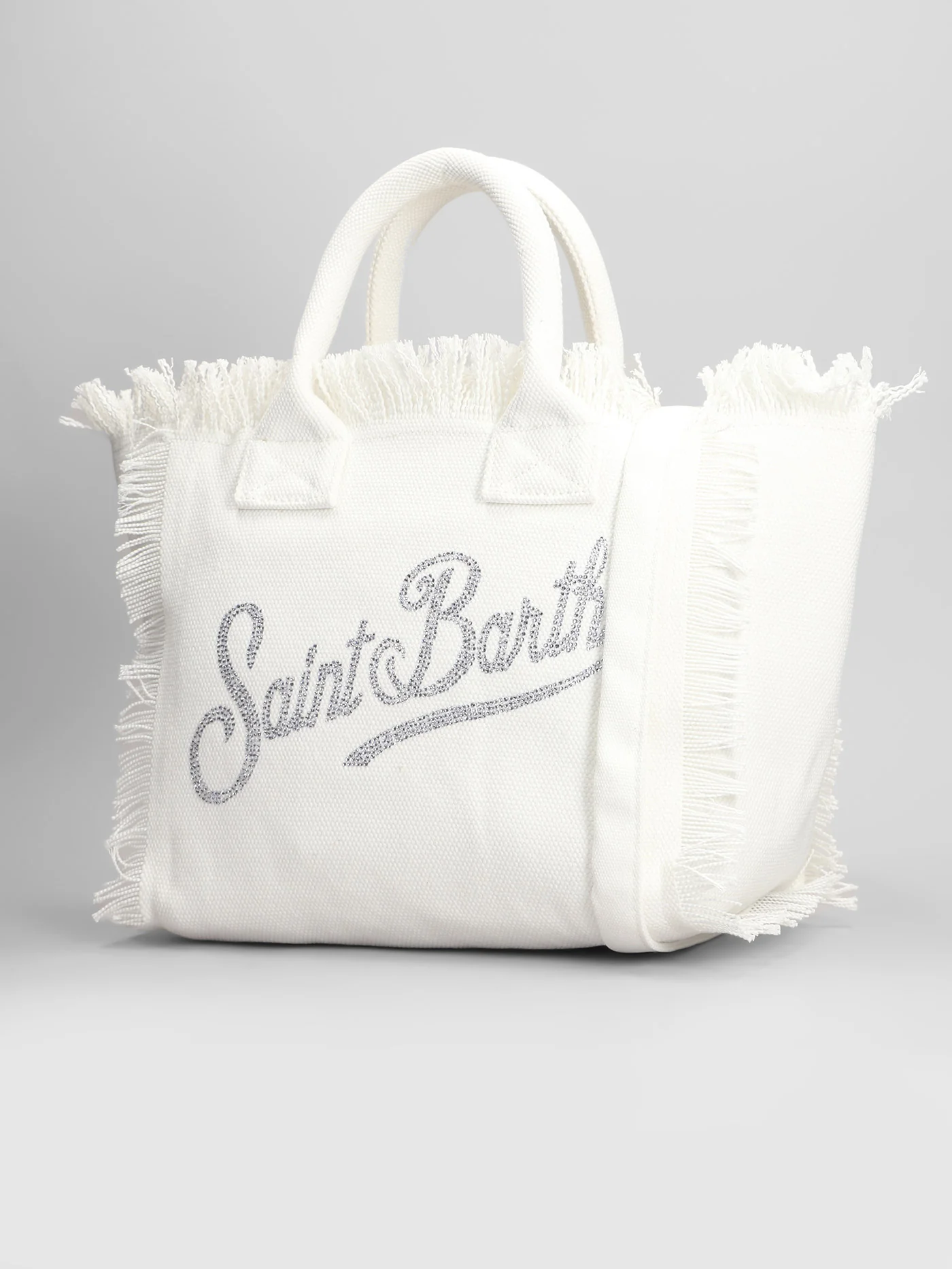 Colette Tote in white cotton - Image 2