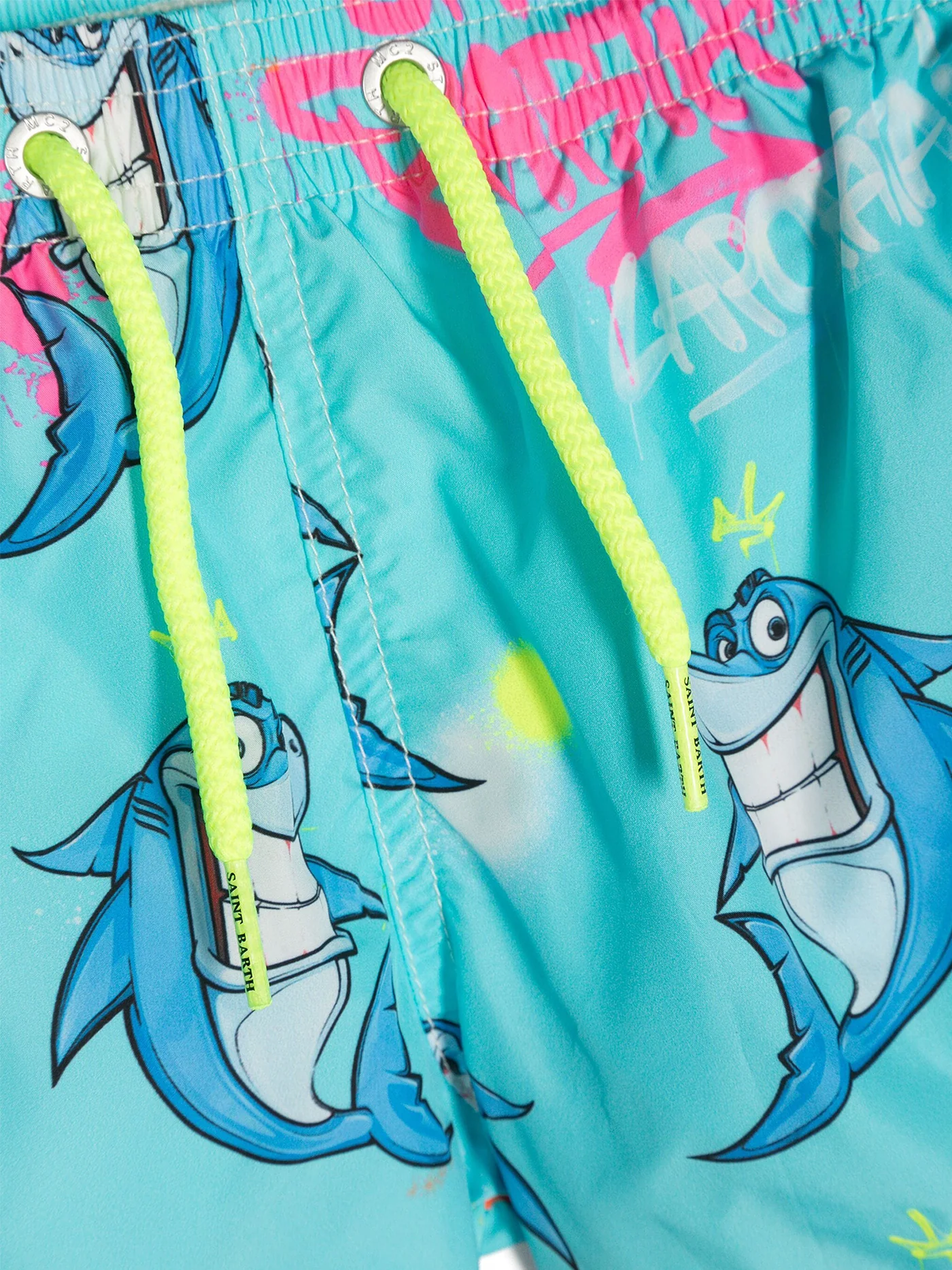 Jean lighting Beachwear in cyan polyester - Image 2