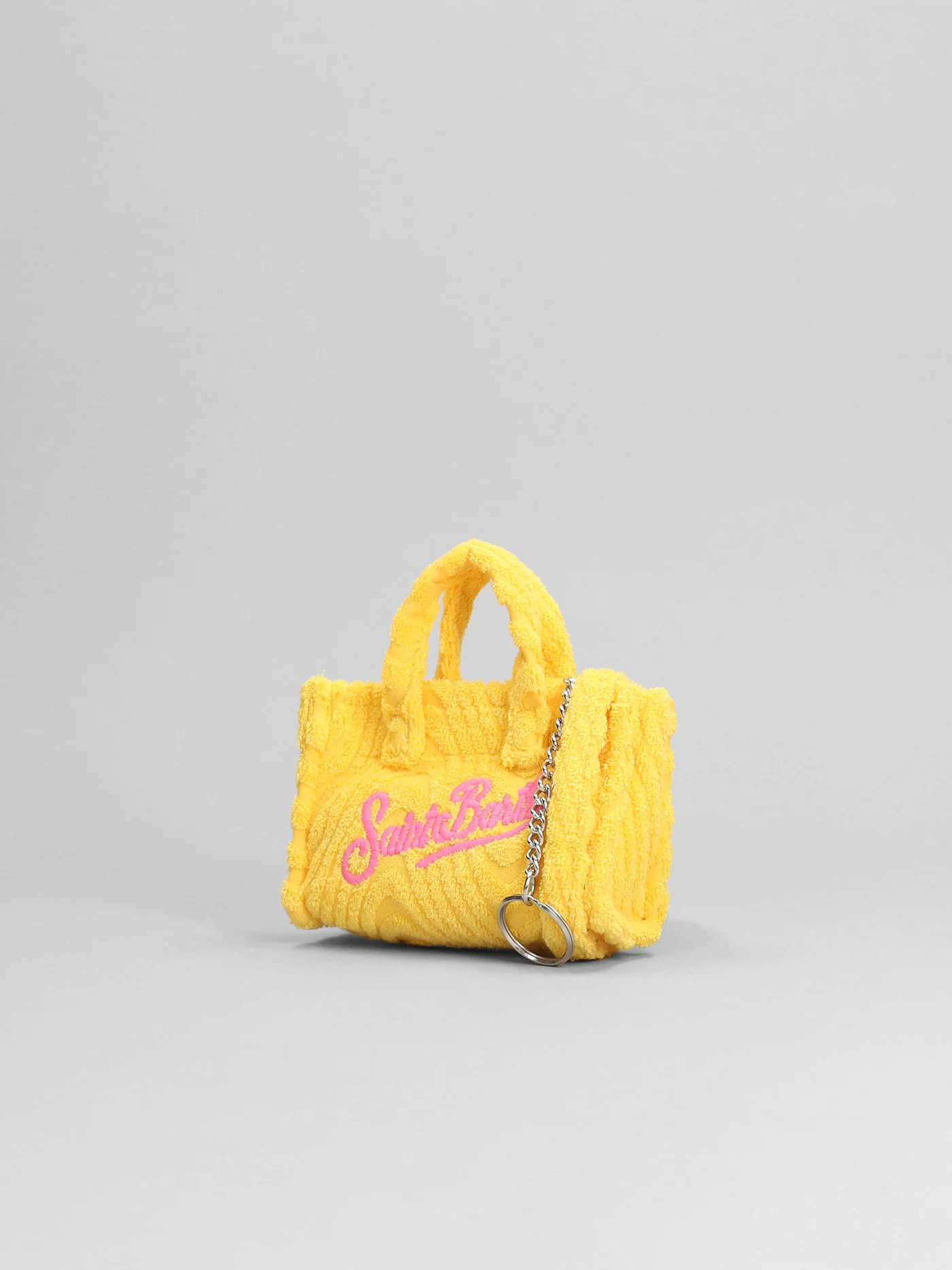 Key bag n Hand bag in yellow polyester - Image 2