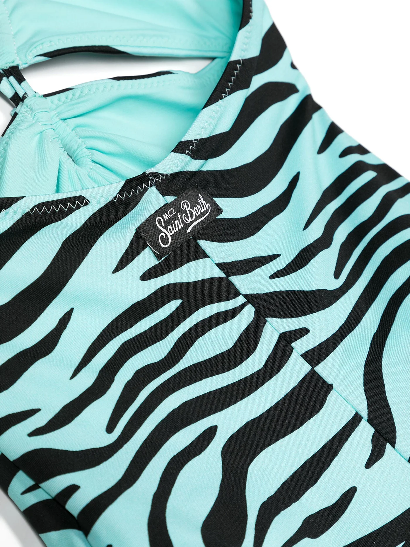 Kinsley jr Beachwear in cyan polyamide - Image 2