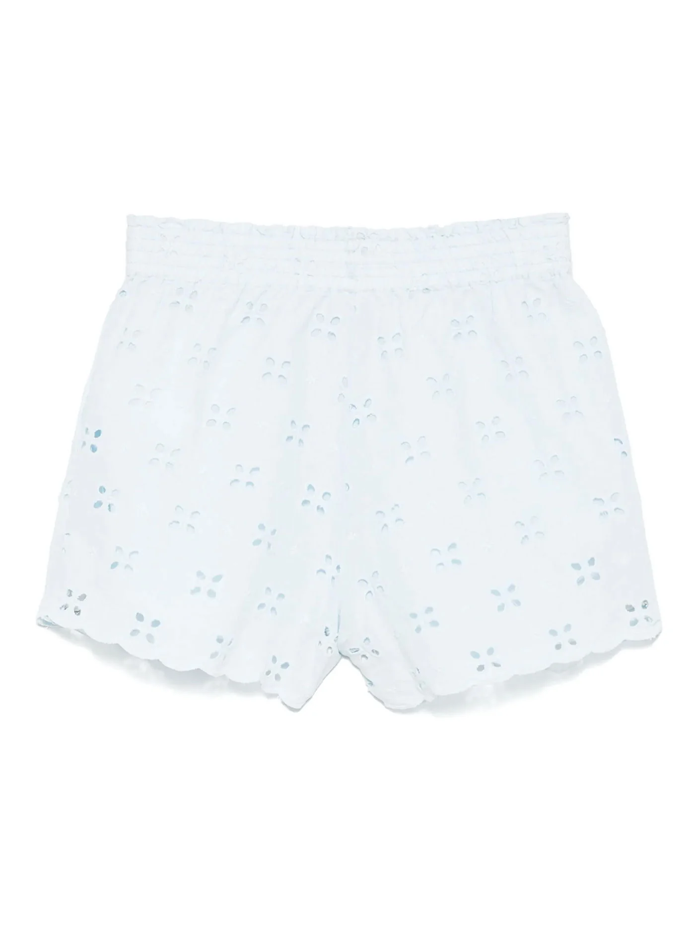 Meave jr Shorts in cyan cotton - Image 2