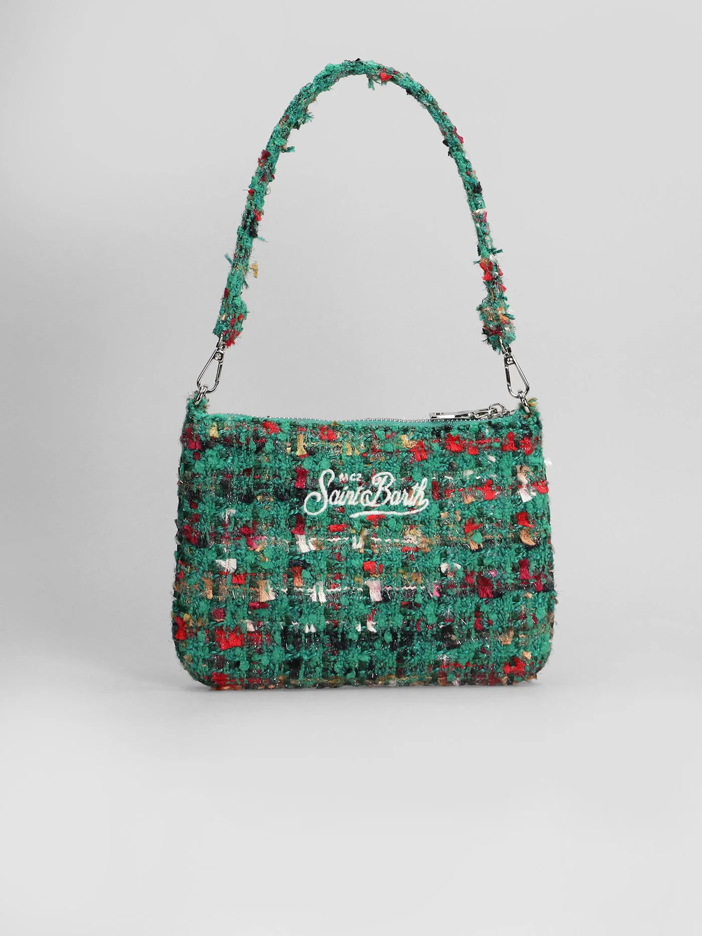 Parisienne mini w Clutch in green polyester - Image 3