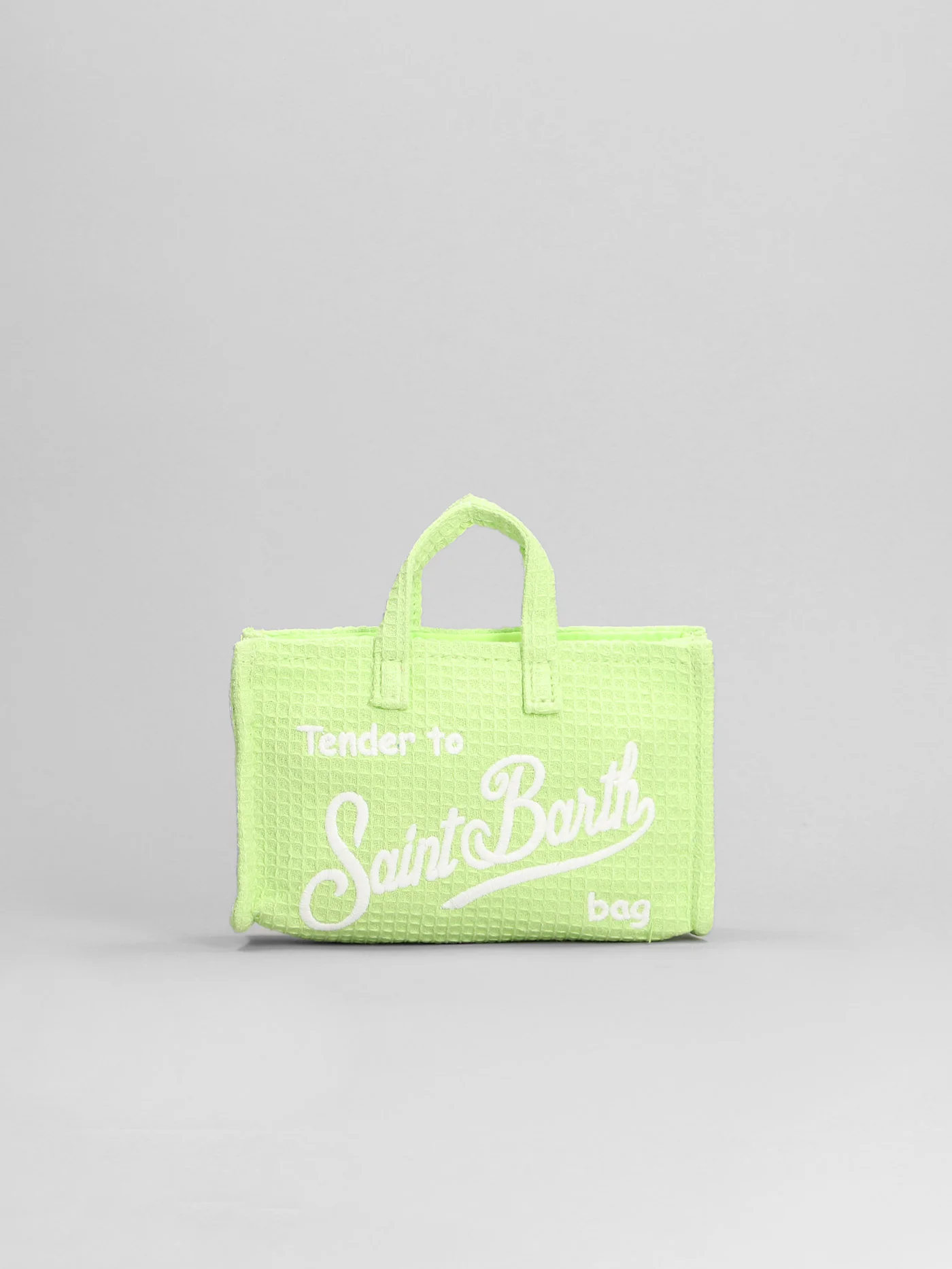 Phone bag Hand bag in green polyester - Image 3