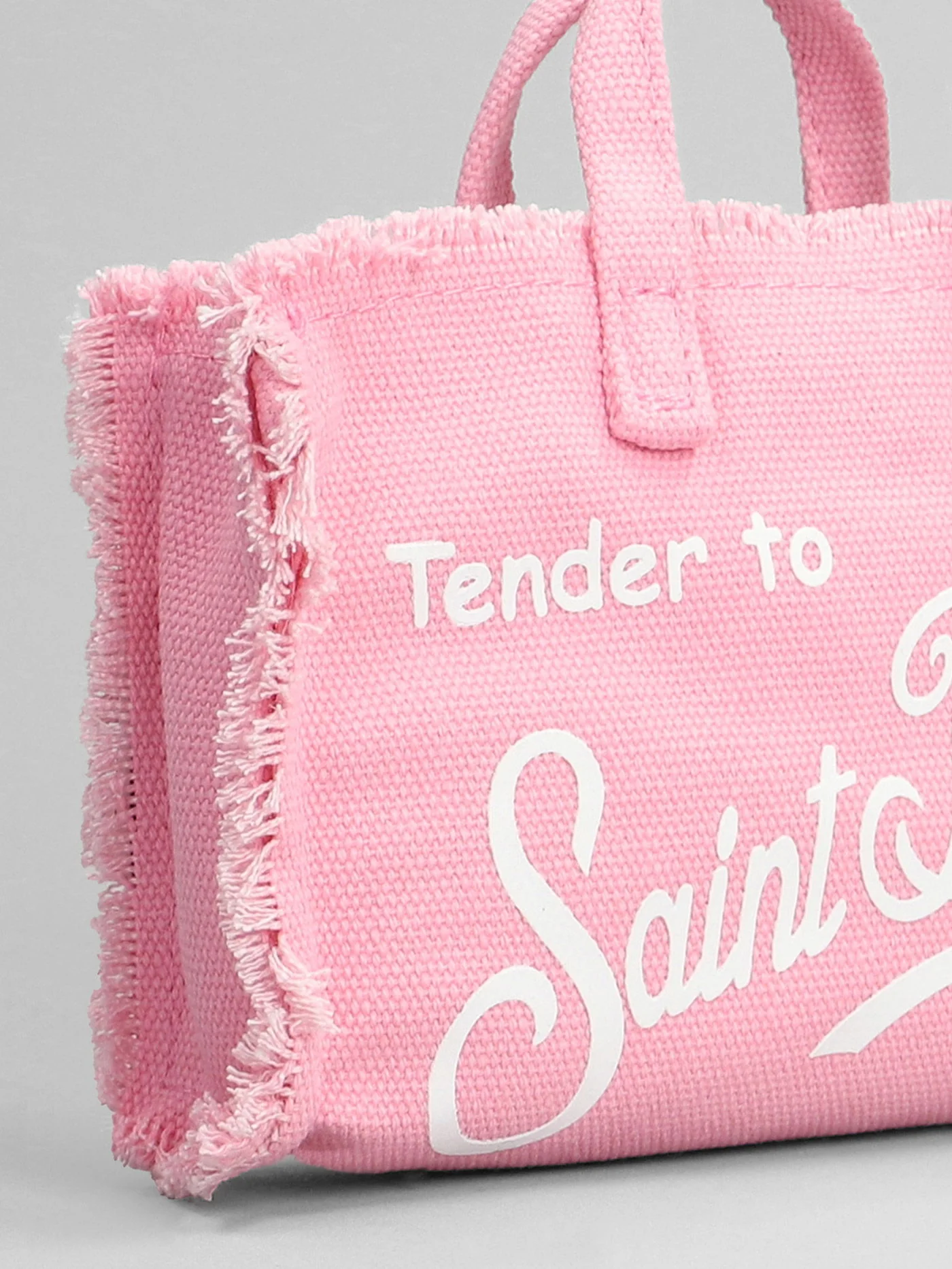 Phone bag linen Shoulder bag in rose-pink linen - Image 4