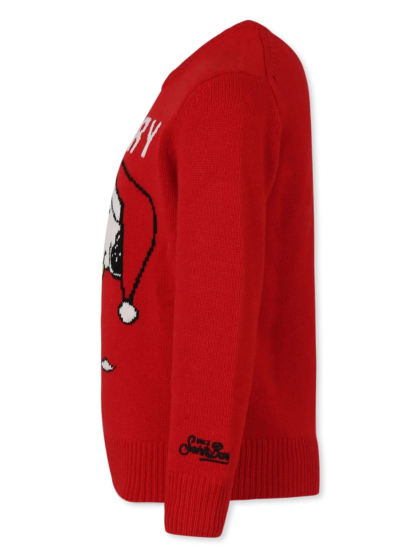 Snoopy merry Knitwear in red wool - Image 3