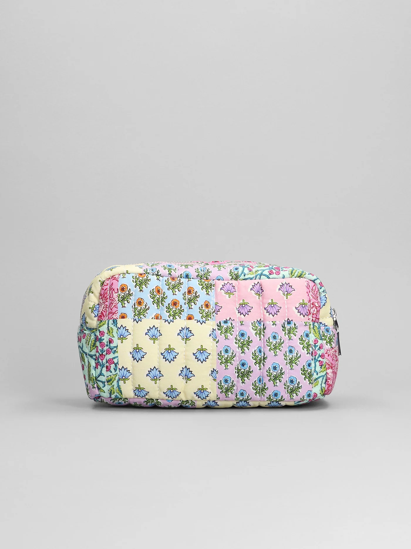 Soft pouch Clutch in multicolor cotton - Image 3
