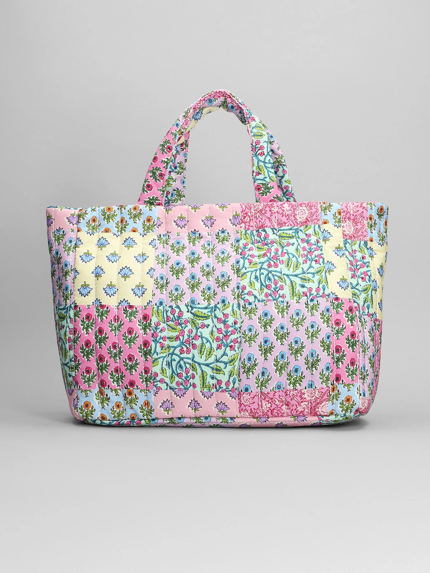 Soft tote mid Tote in multicolor cotton - Image 3