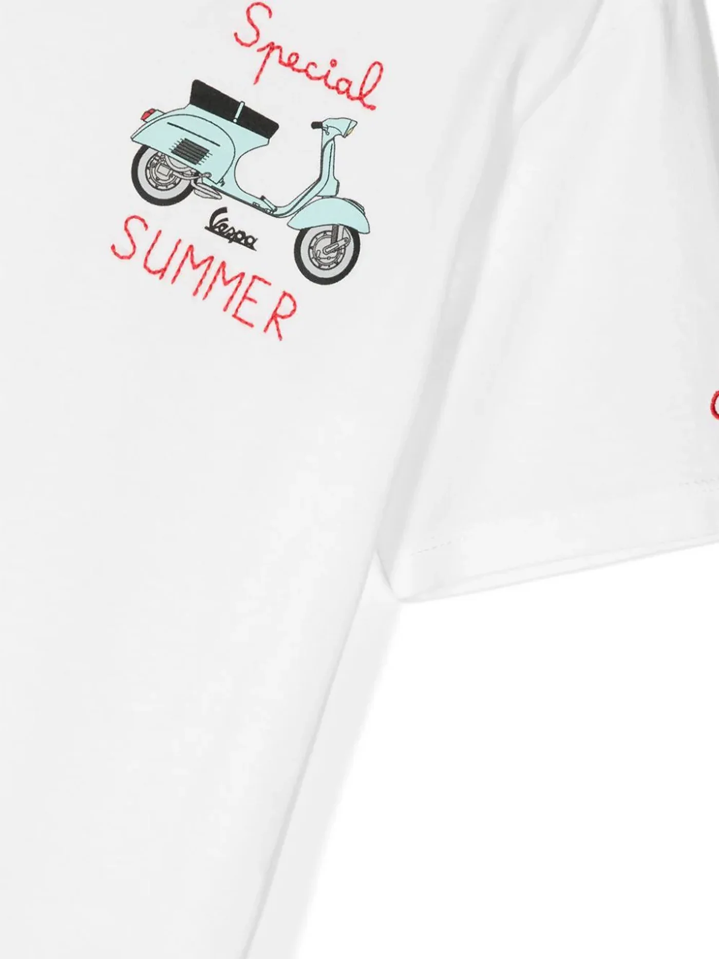 T-Shirt in white cotton - Image 3