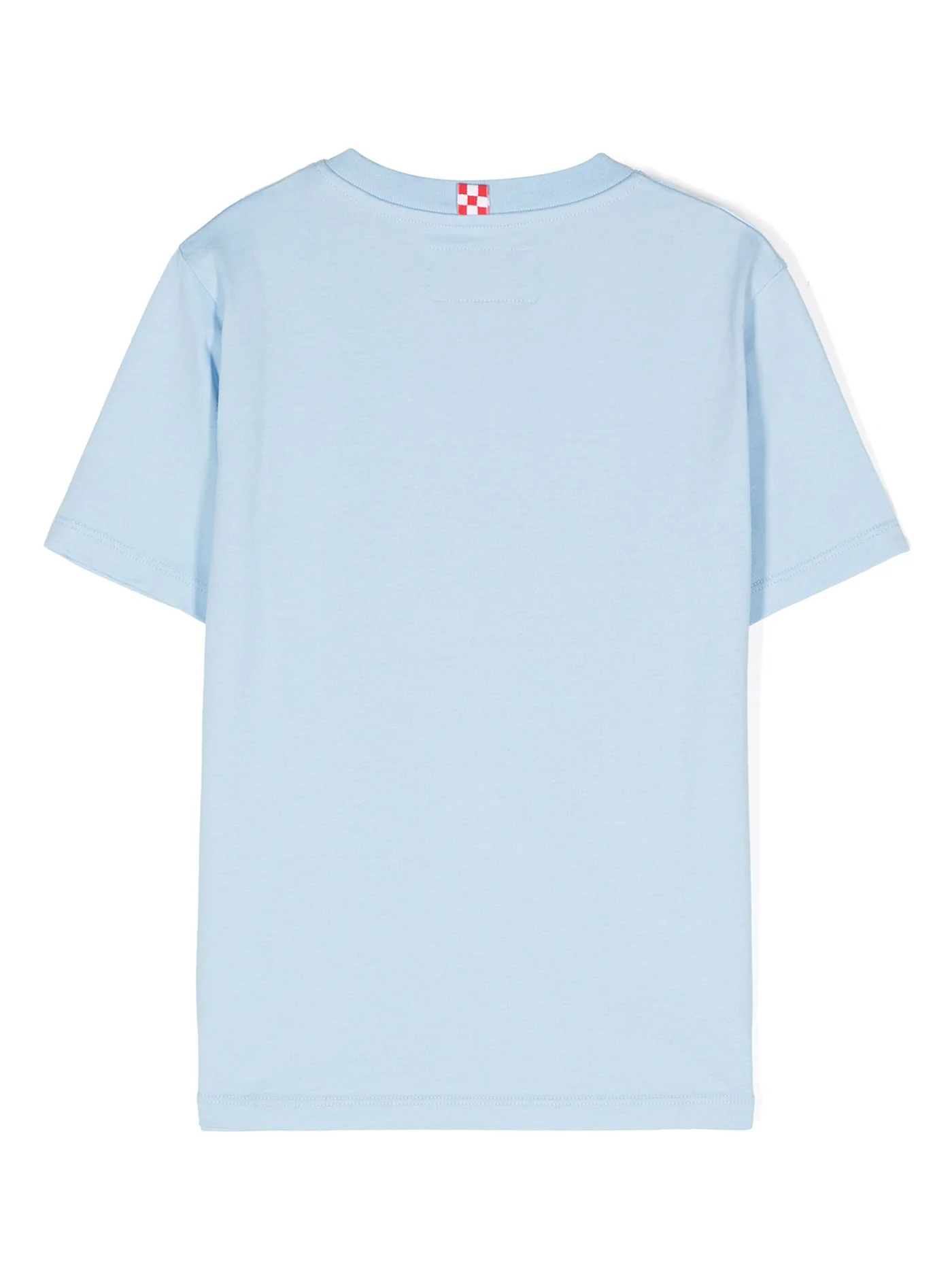 Tshirt boy T-Shirt in cyan cotton - Image 2