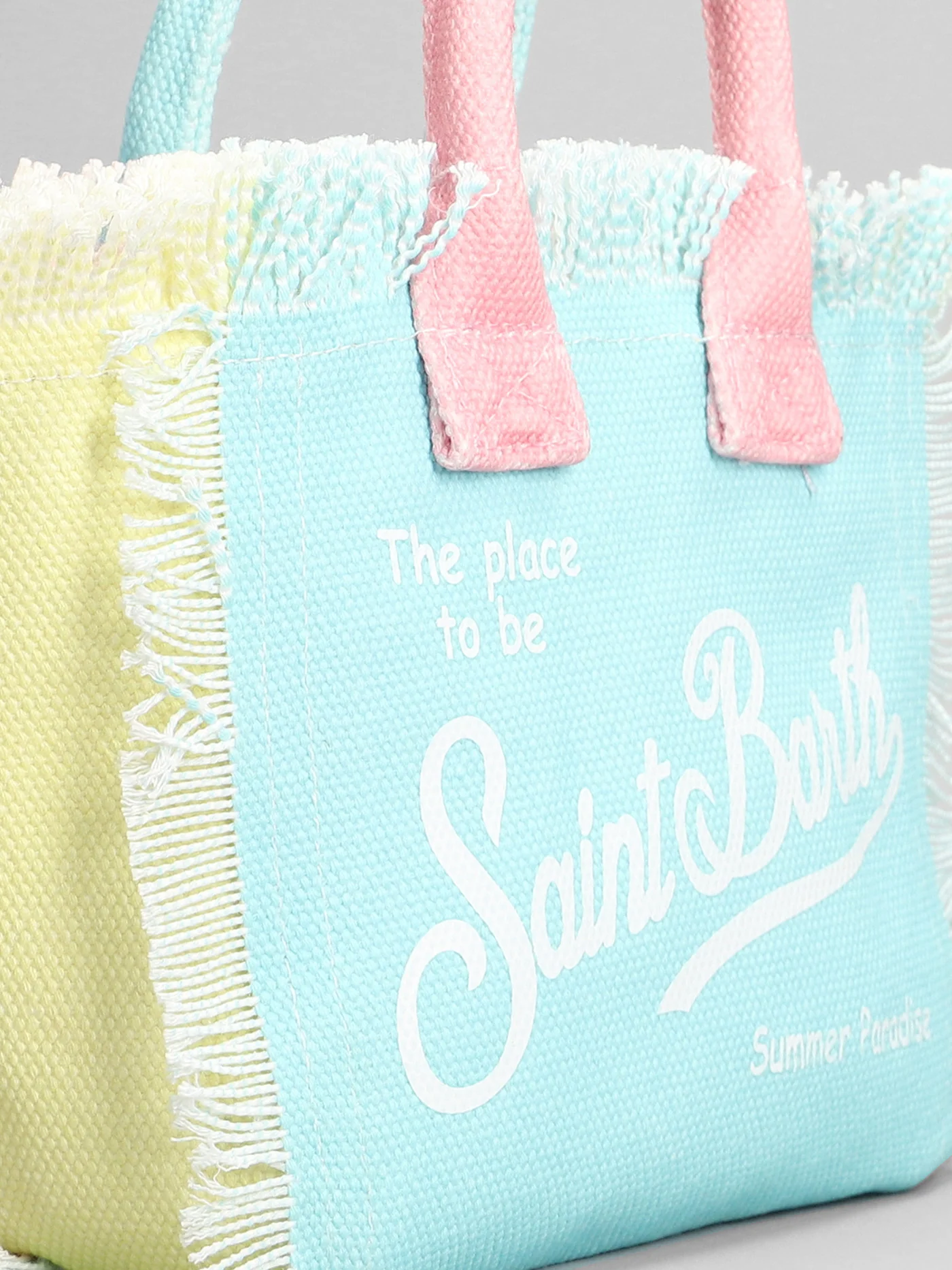 Vanity mini Hand bag in multicolor cotton - Image 4