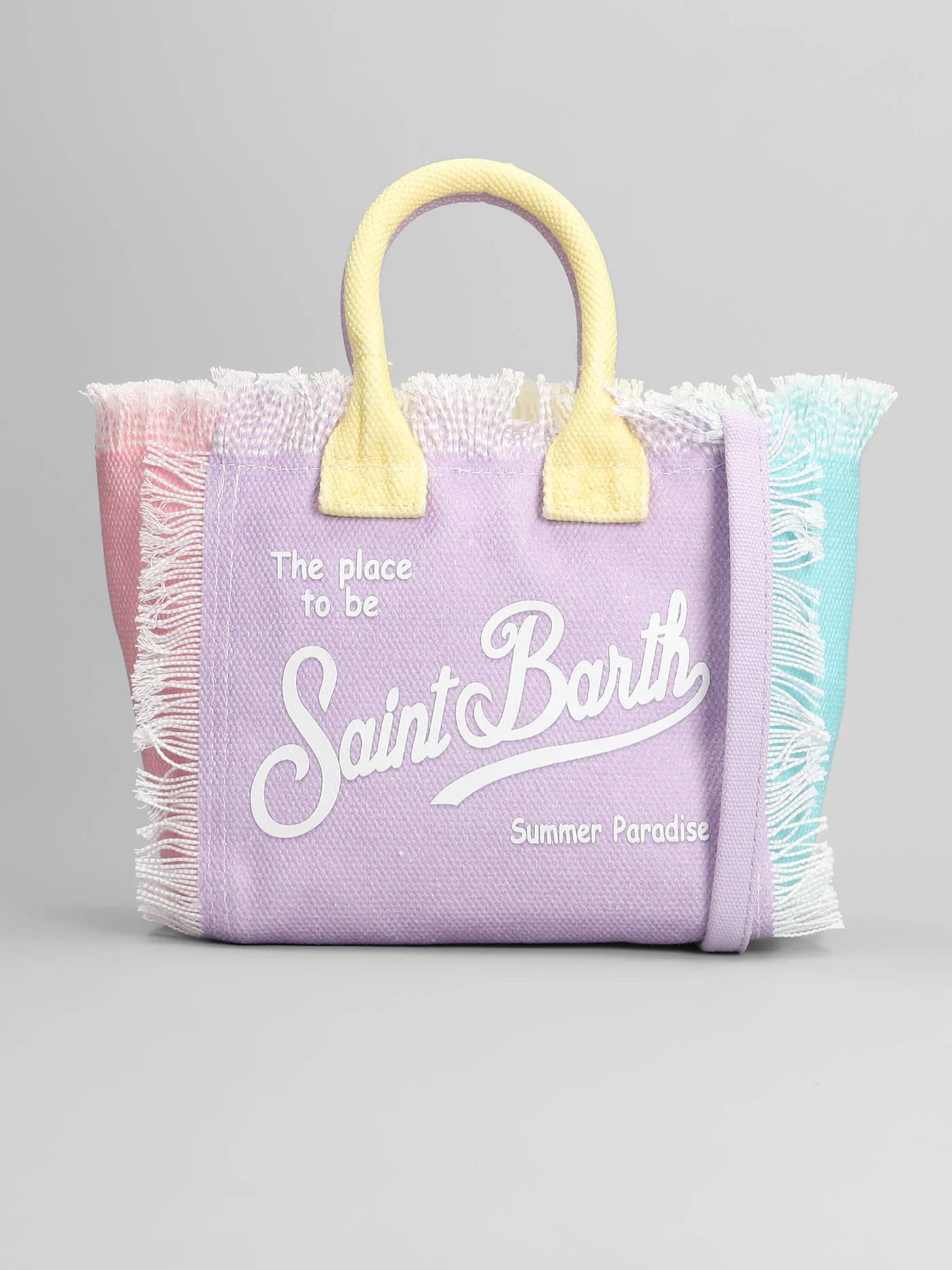Vanity mini Tote in multicolor cotton
