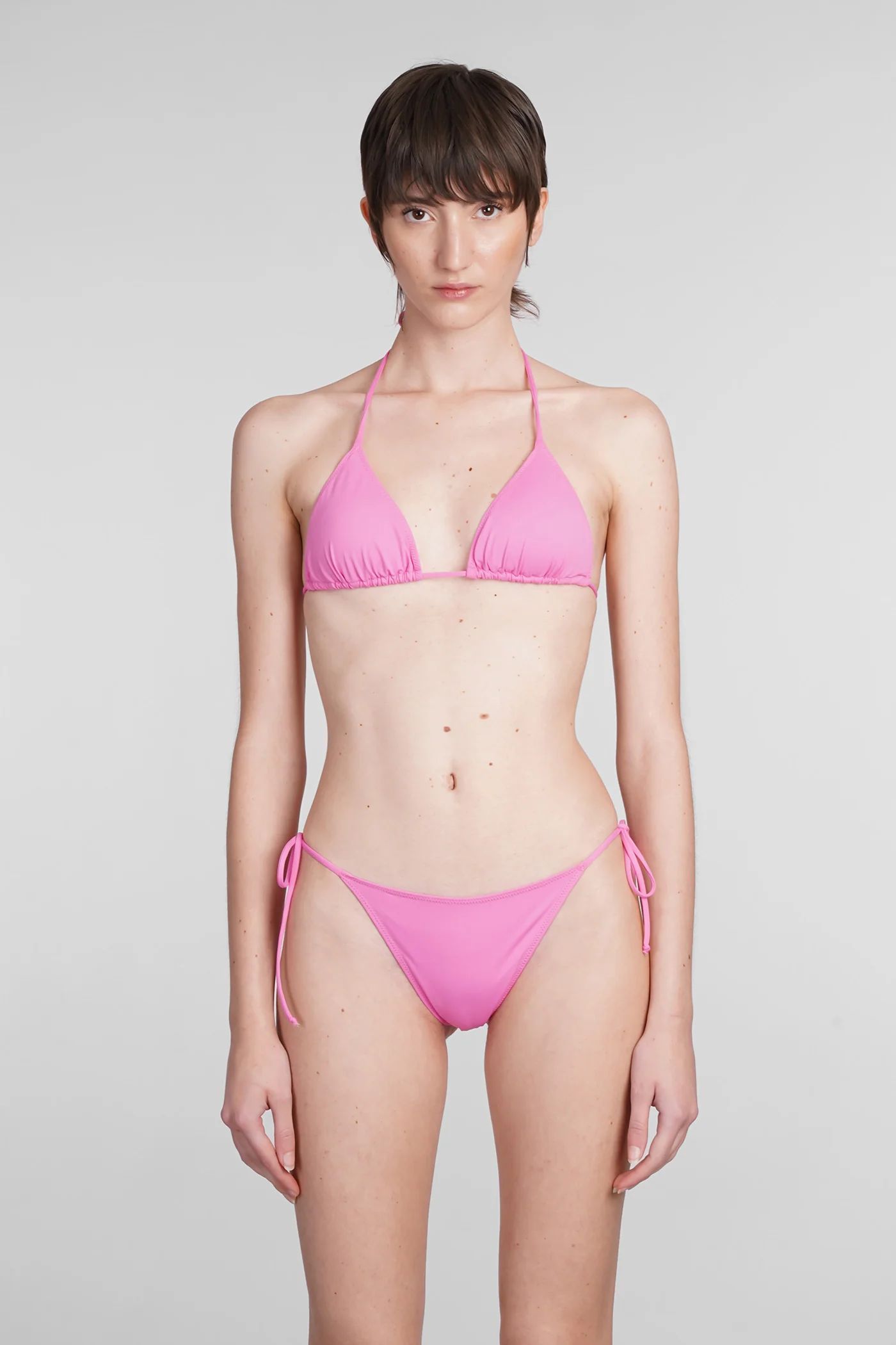 Leah Beachwear in rose-pink polyamide
