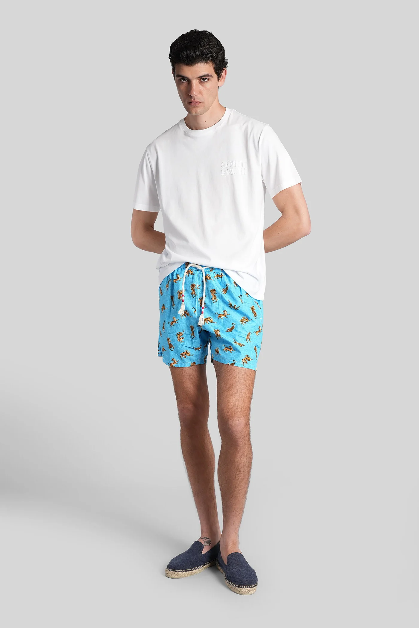 Lighting 70 Beachwear in cyan polyamide - Image 2