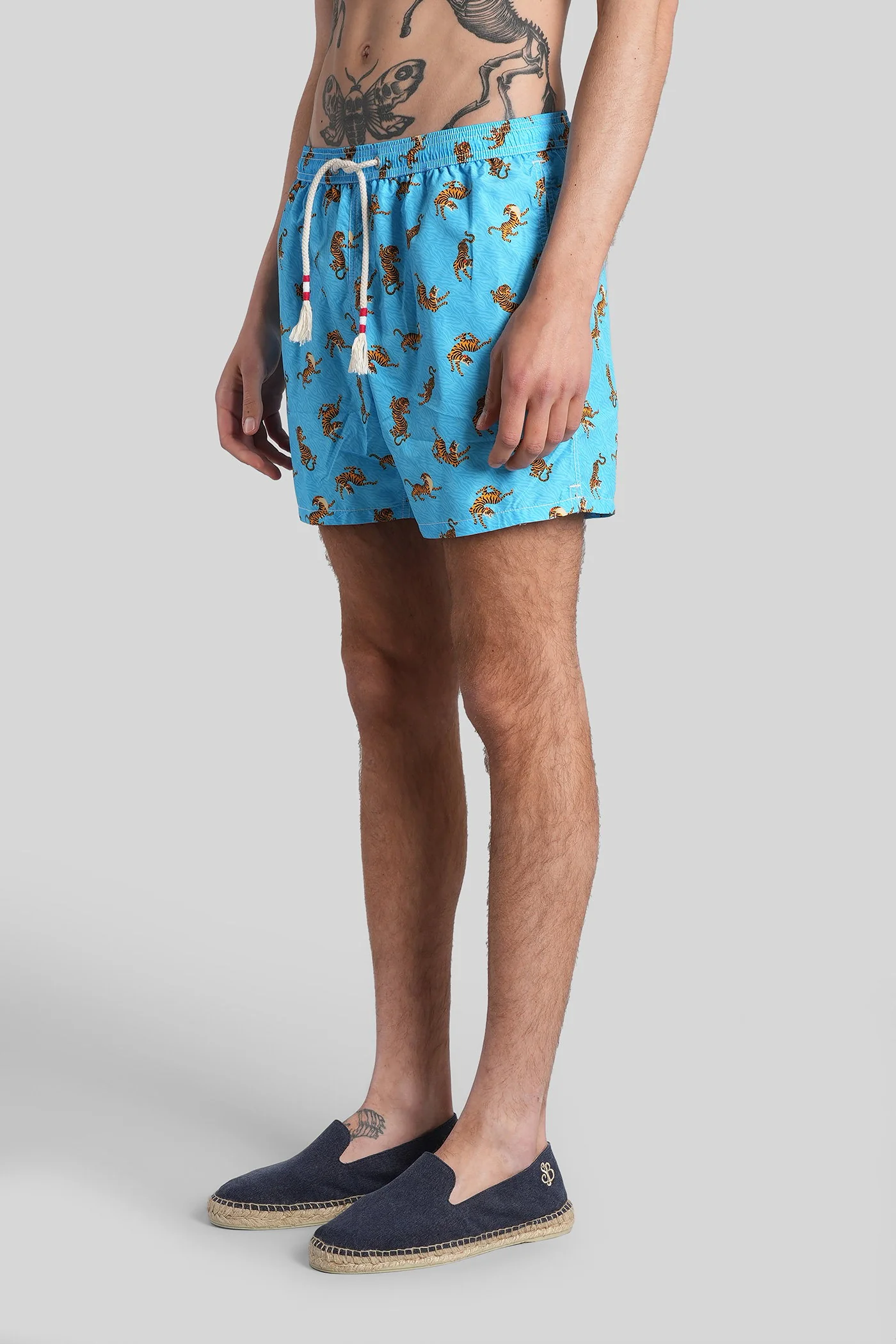 Lighting 70 Beachwear in cyan polyamide - Image 4