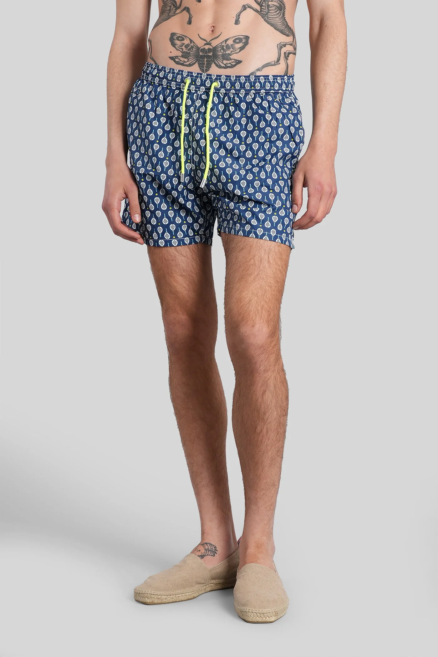 Lighting micro fanta Beachwear in blue polyamide