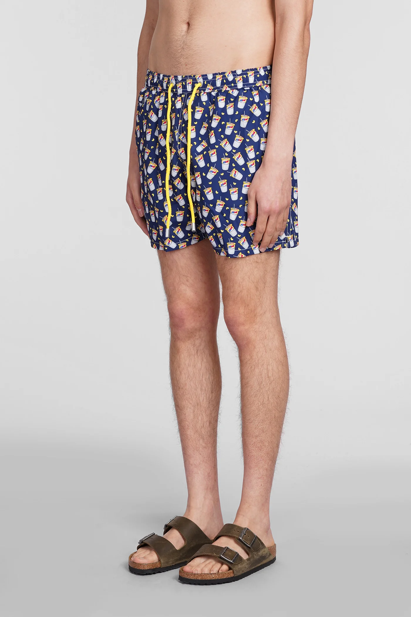 Lighting micro fanta Beachwear in blue polyester - Image 3