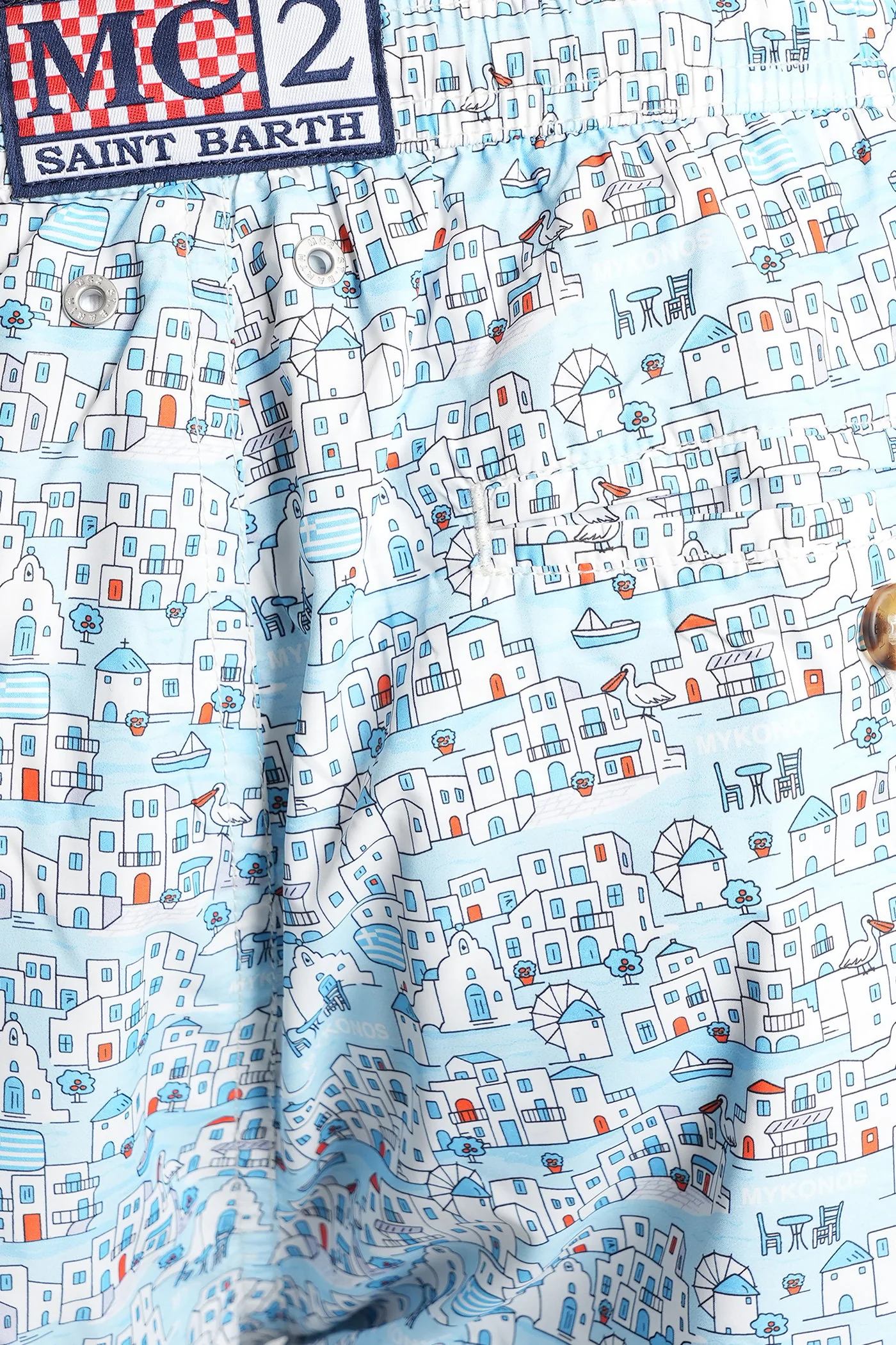 Lighting Micro Fanta Beachwear in cyan polyamide - Image 5