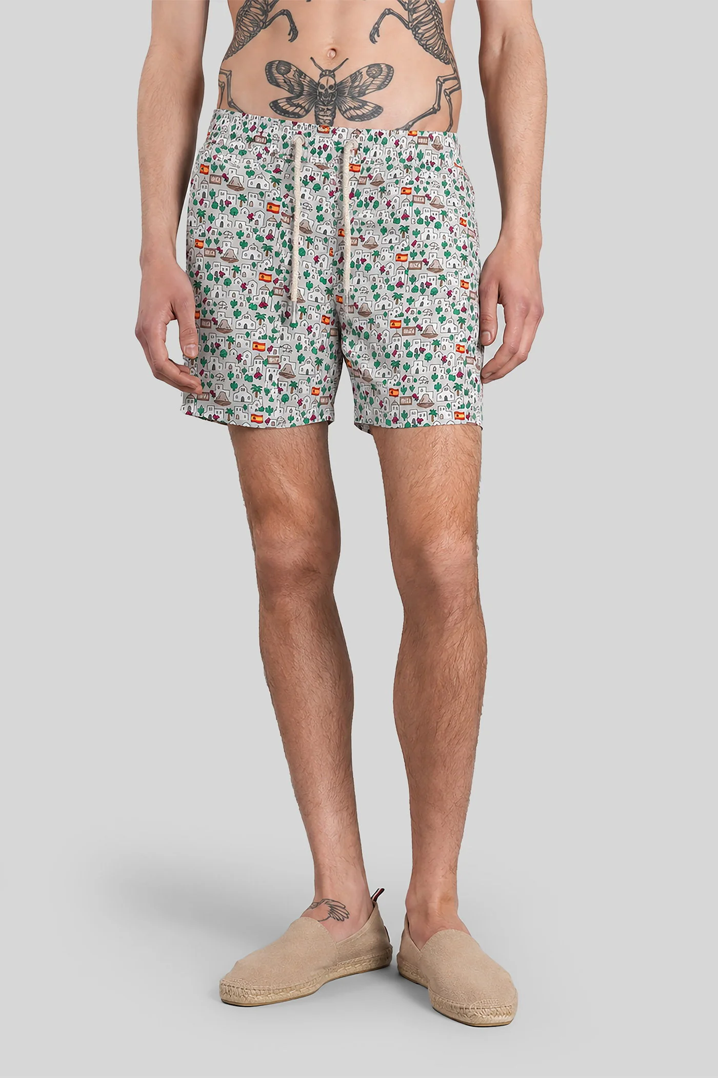 Lighting Micro Fanta Beachwear in grey polyamide