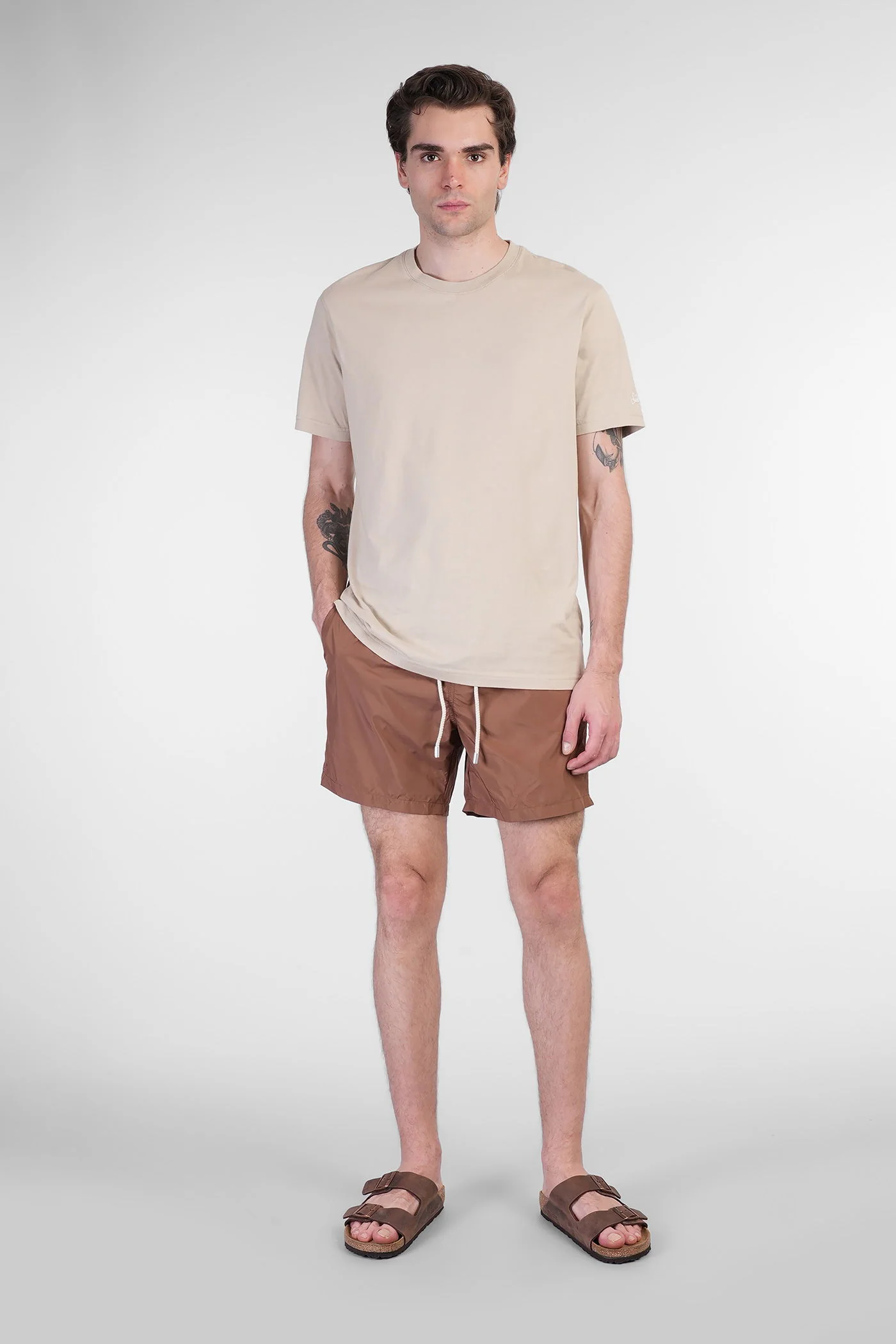 Lighting pantone Beachwear in brown polyamide - Image 2