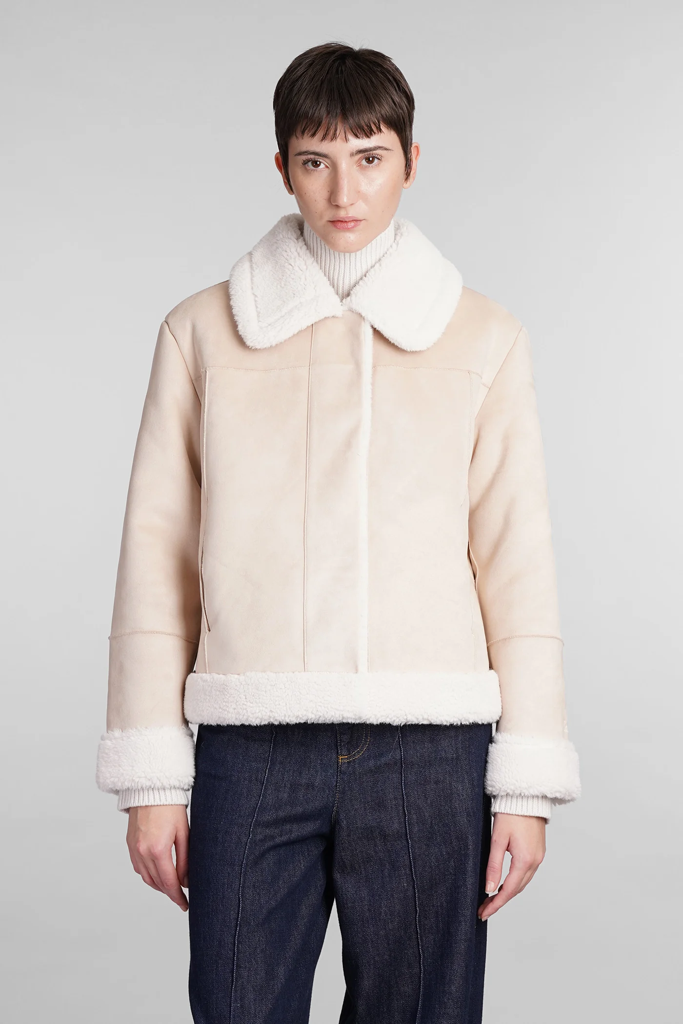 Lorayne Shearling in beige polyester