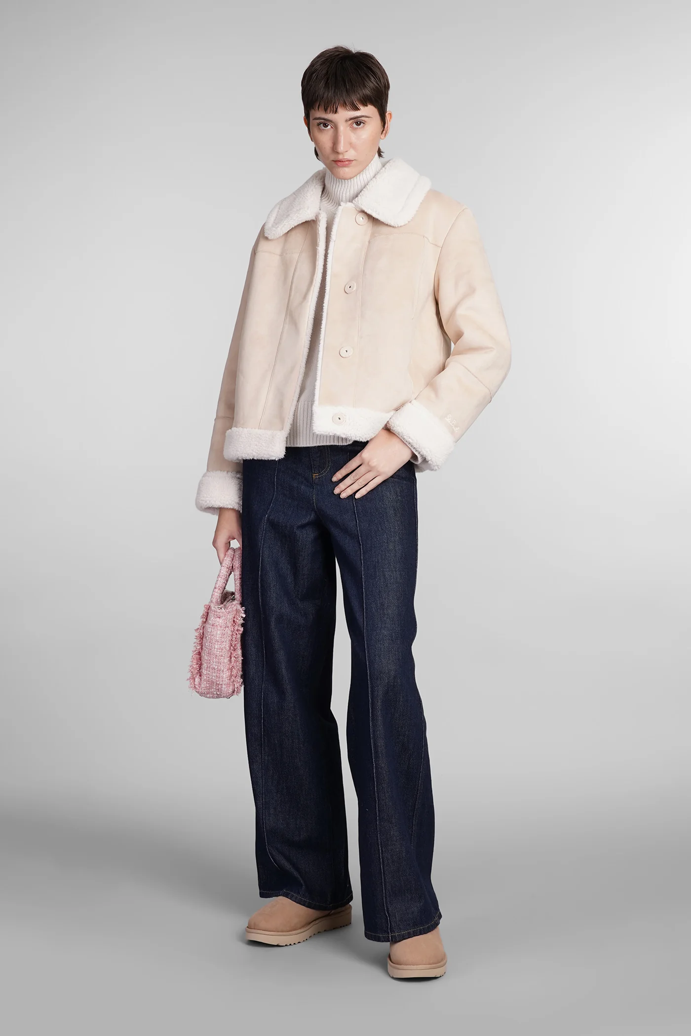 Lorayne Shearling in beige polyester - Image 2