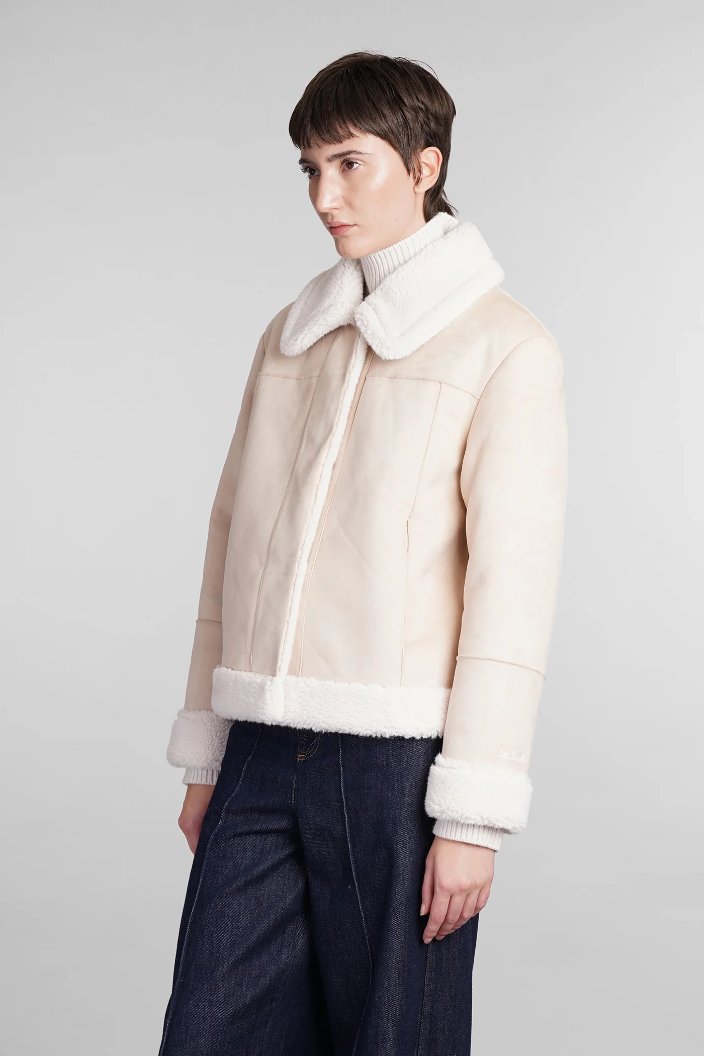 Lorayne Shearling in beige polyester - Image 4