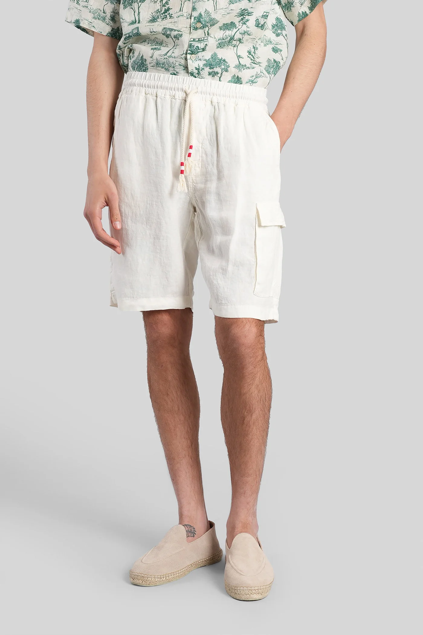 Marseille Shorts in white cotton
