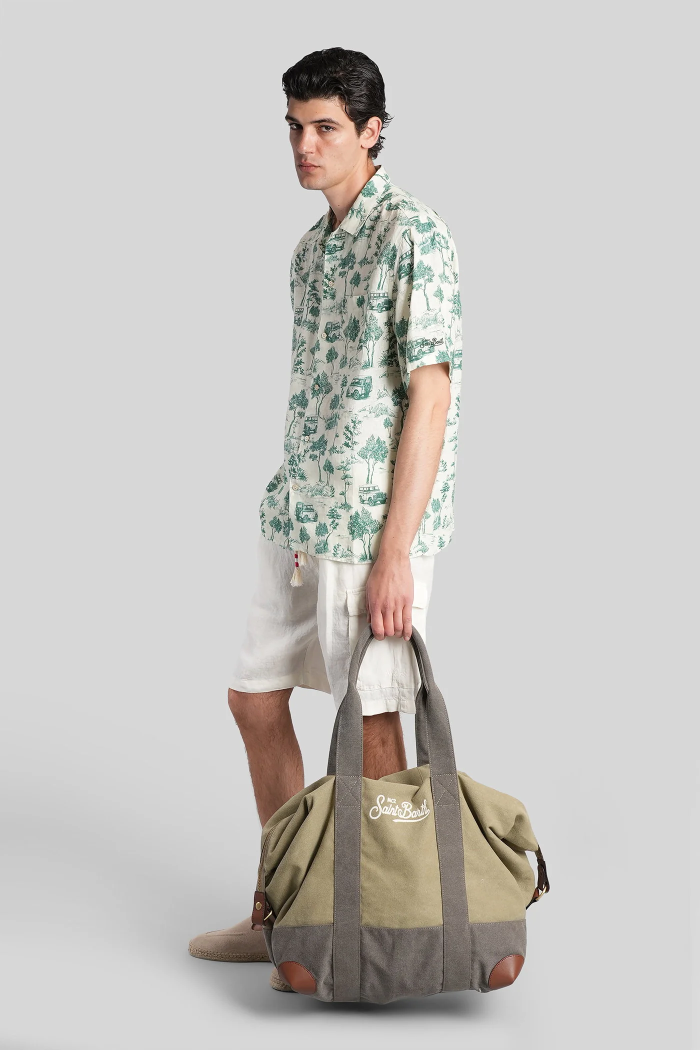 Marseille Shorts in white cotton - Image 2