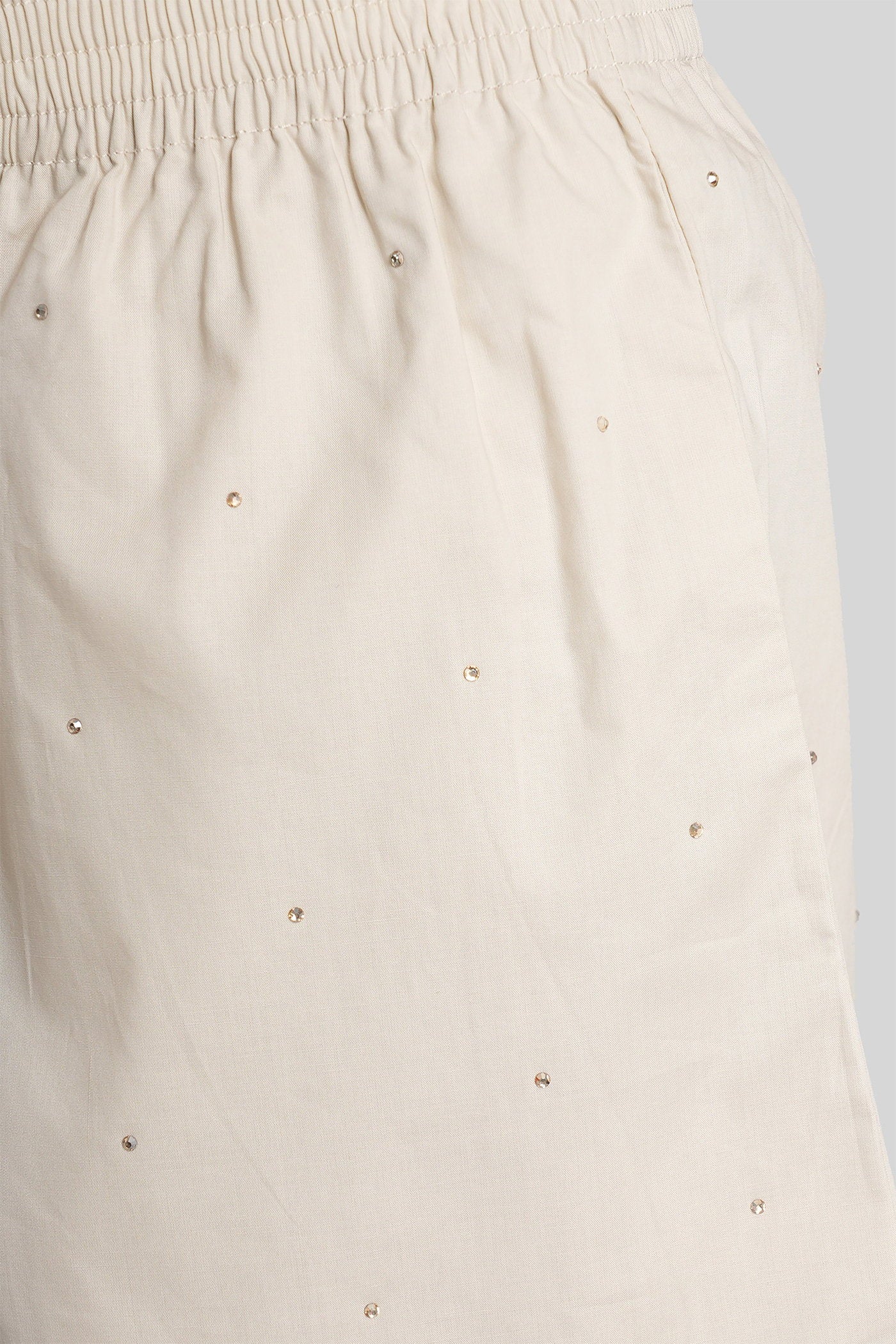 Meave Shorts in beige cotton - Image 5