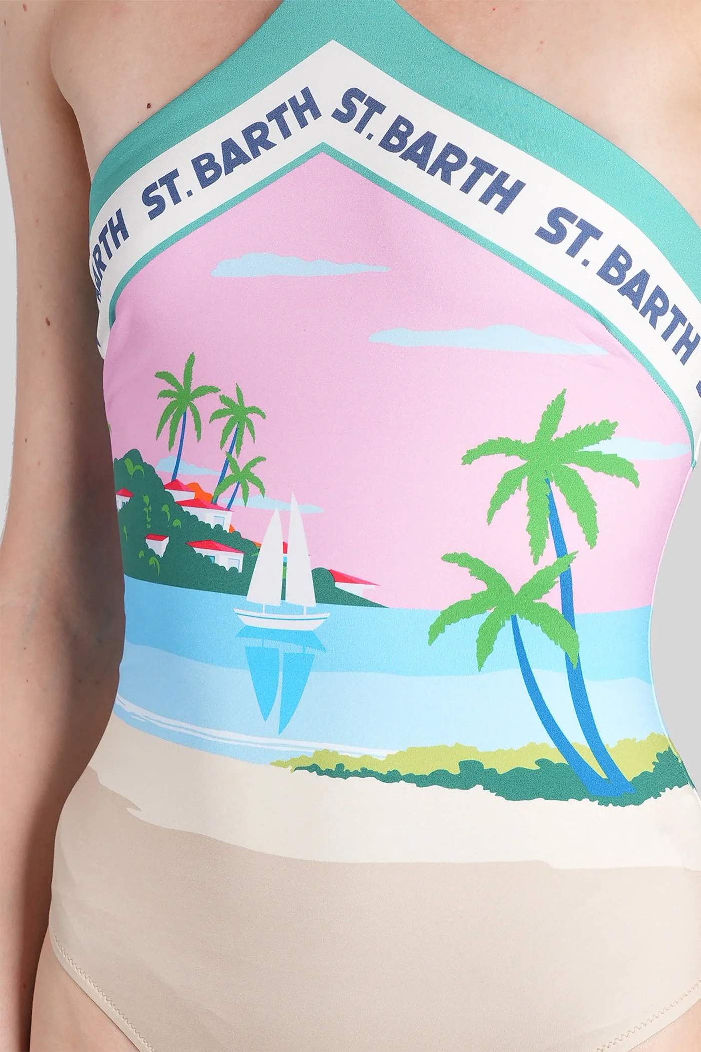 Meryem Beachwear in multicolor polyamide - Image 4
