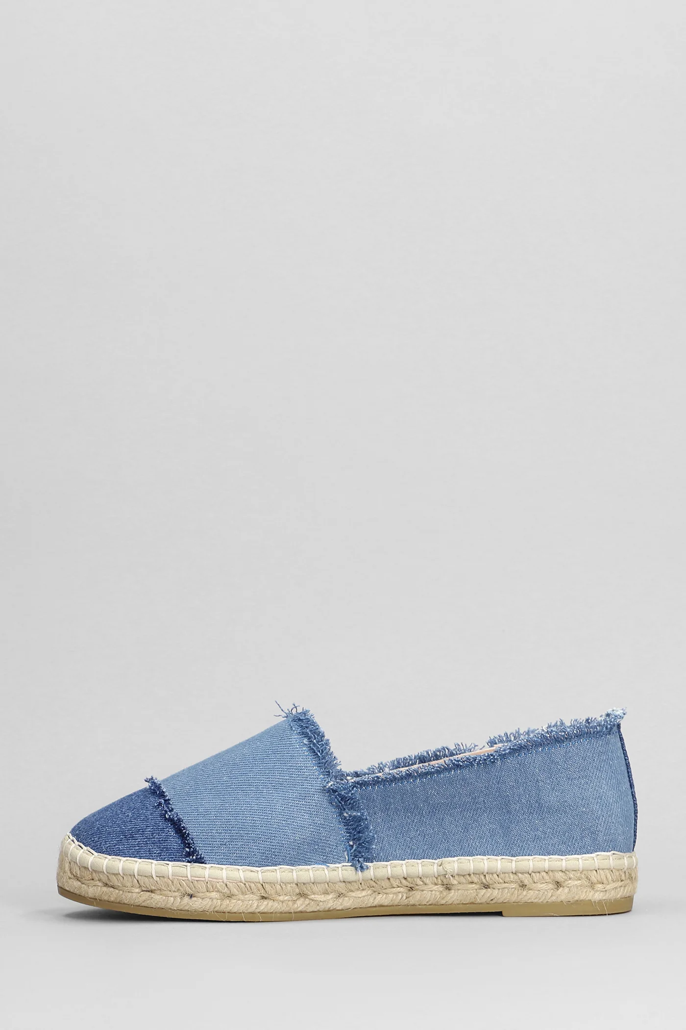 Mogan Espadrilles in blue cotton - Image 3