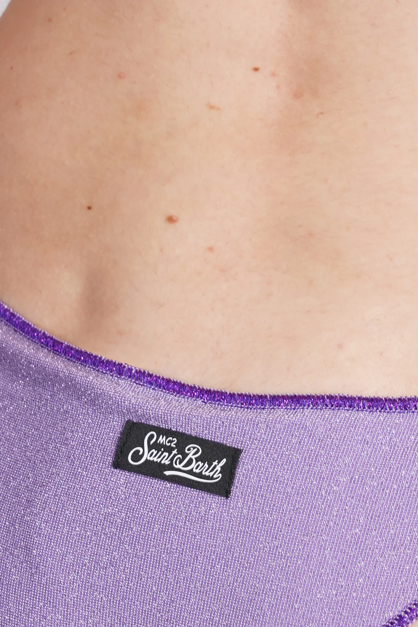 Naomi Beachwear in Viola viscose - Image 4