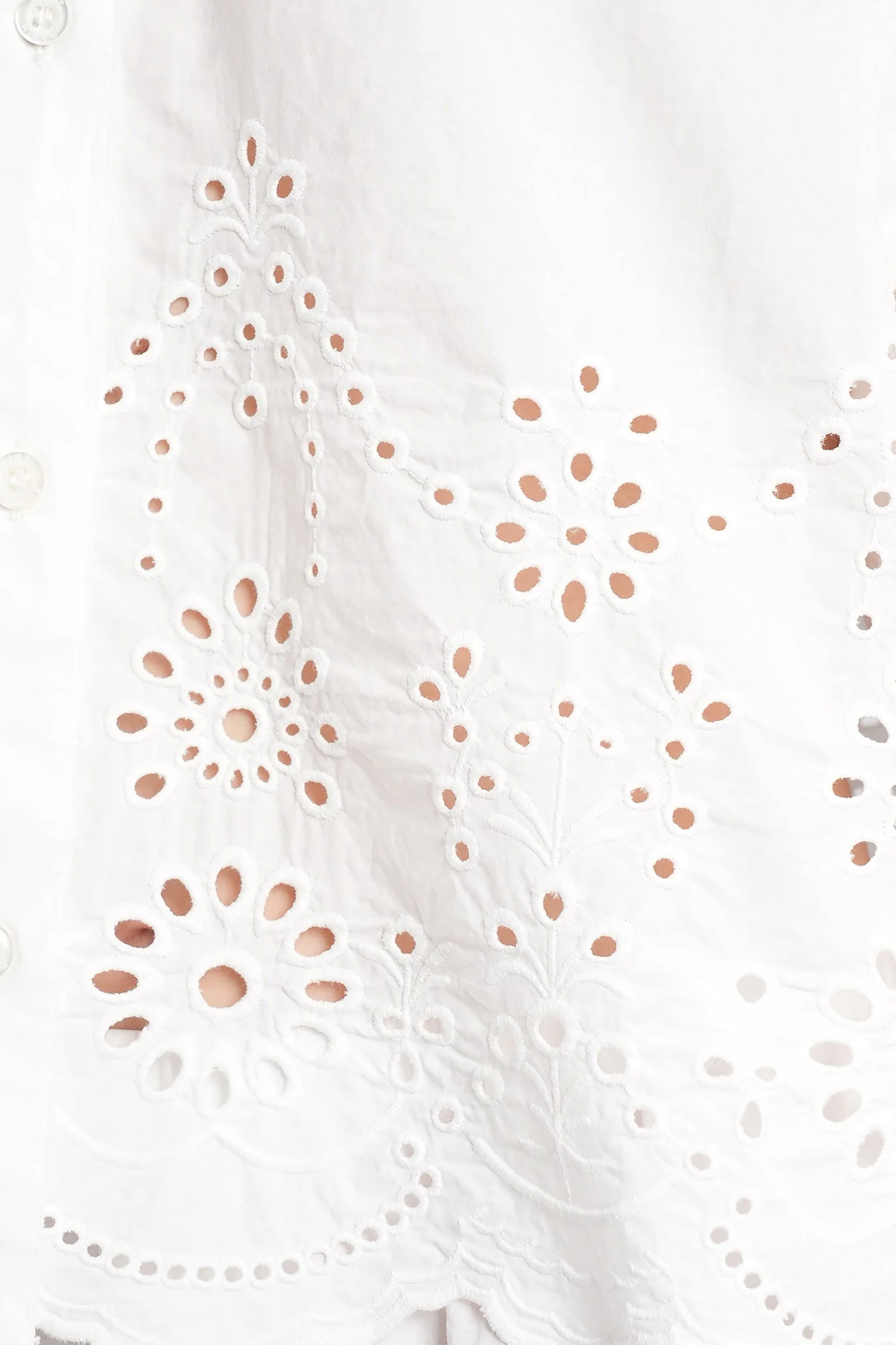 Oriane Blouse in white cotton - Image 5