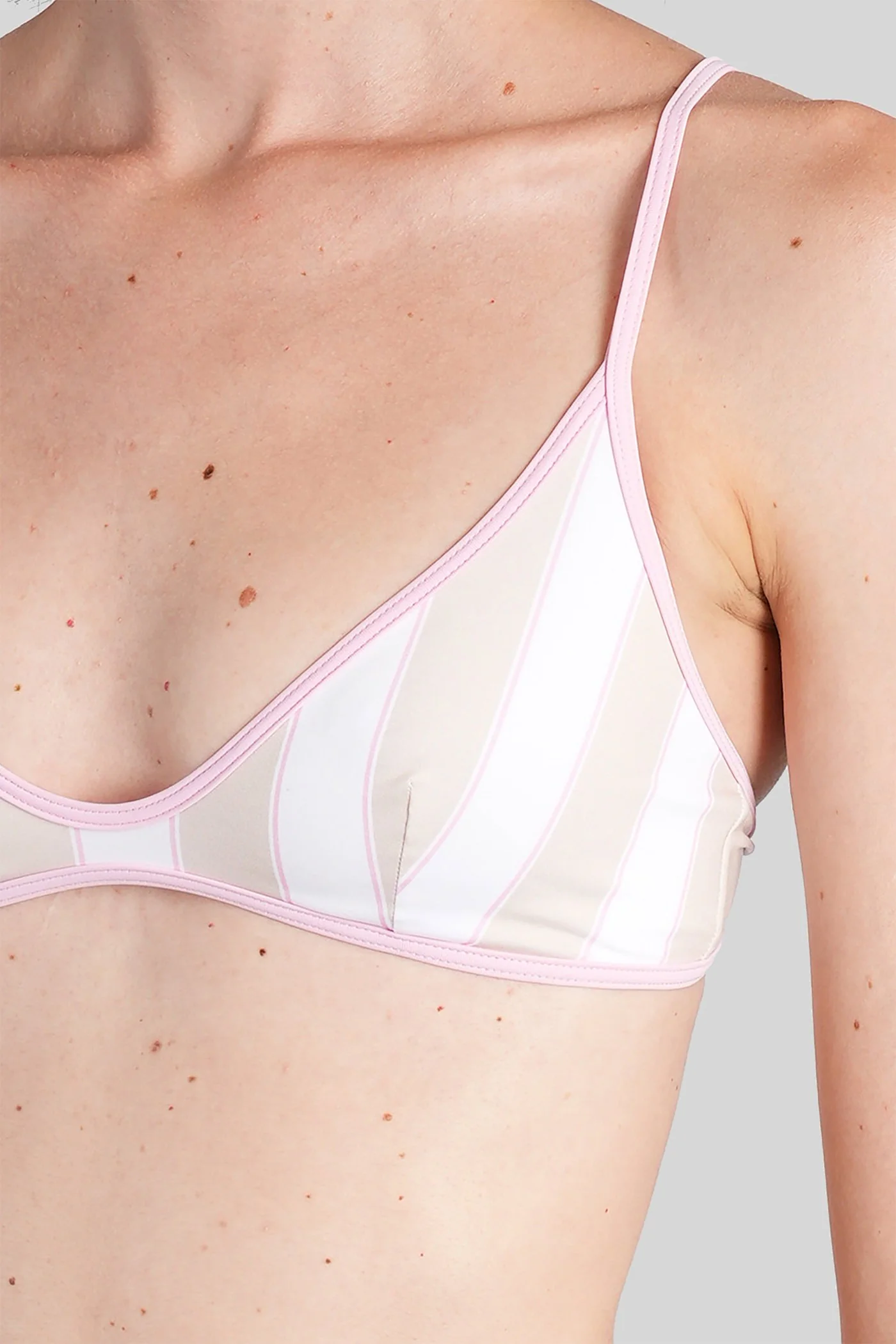 Panamy String Beachwear in white polyamide - Image 4