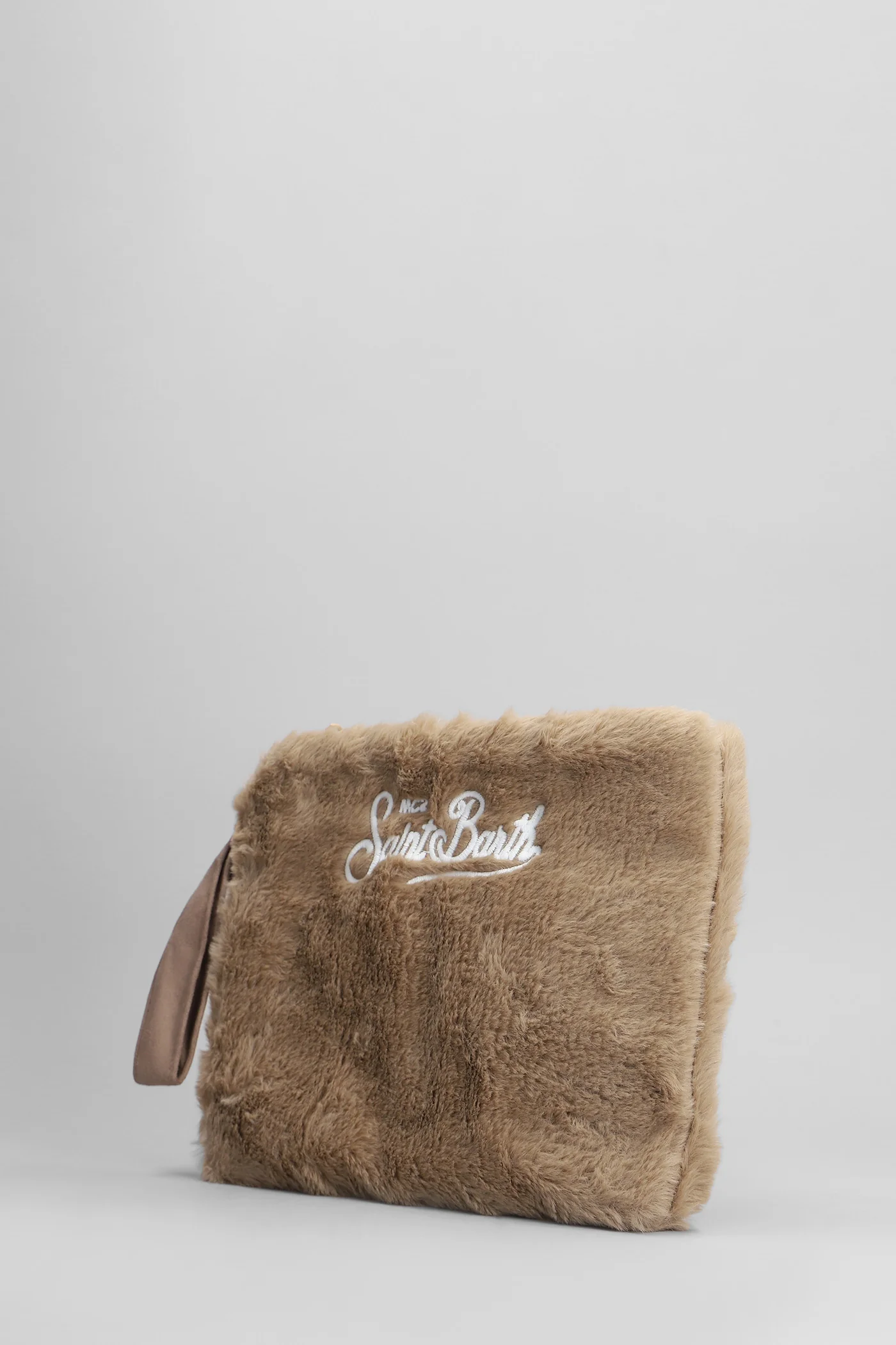 Pareasy Clutch in taupe polyester - Image 2