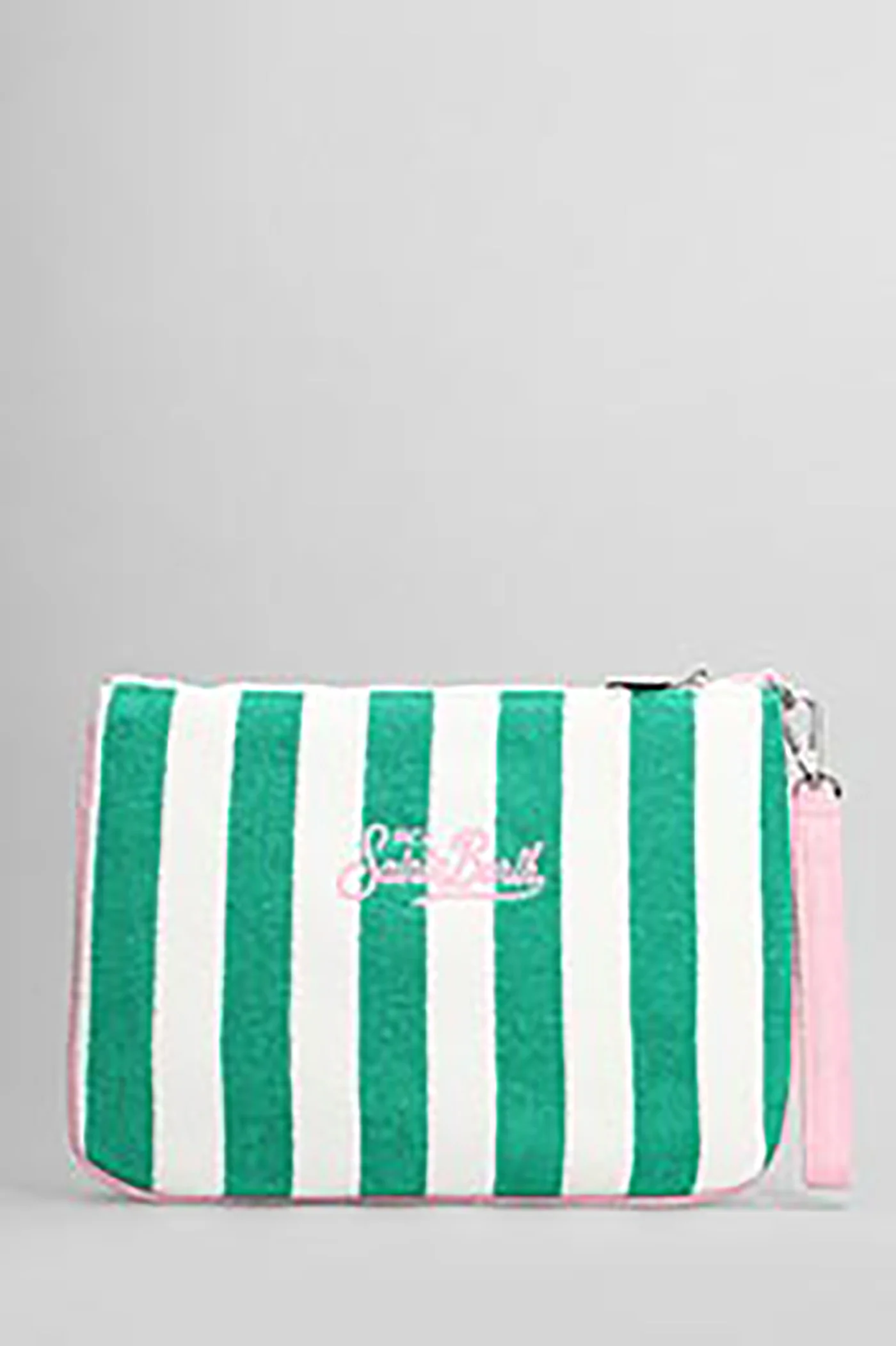 Parisienne sponge Clutch in white cotton - Image 3