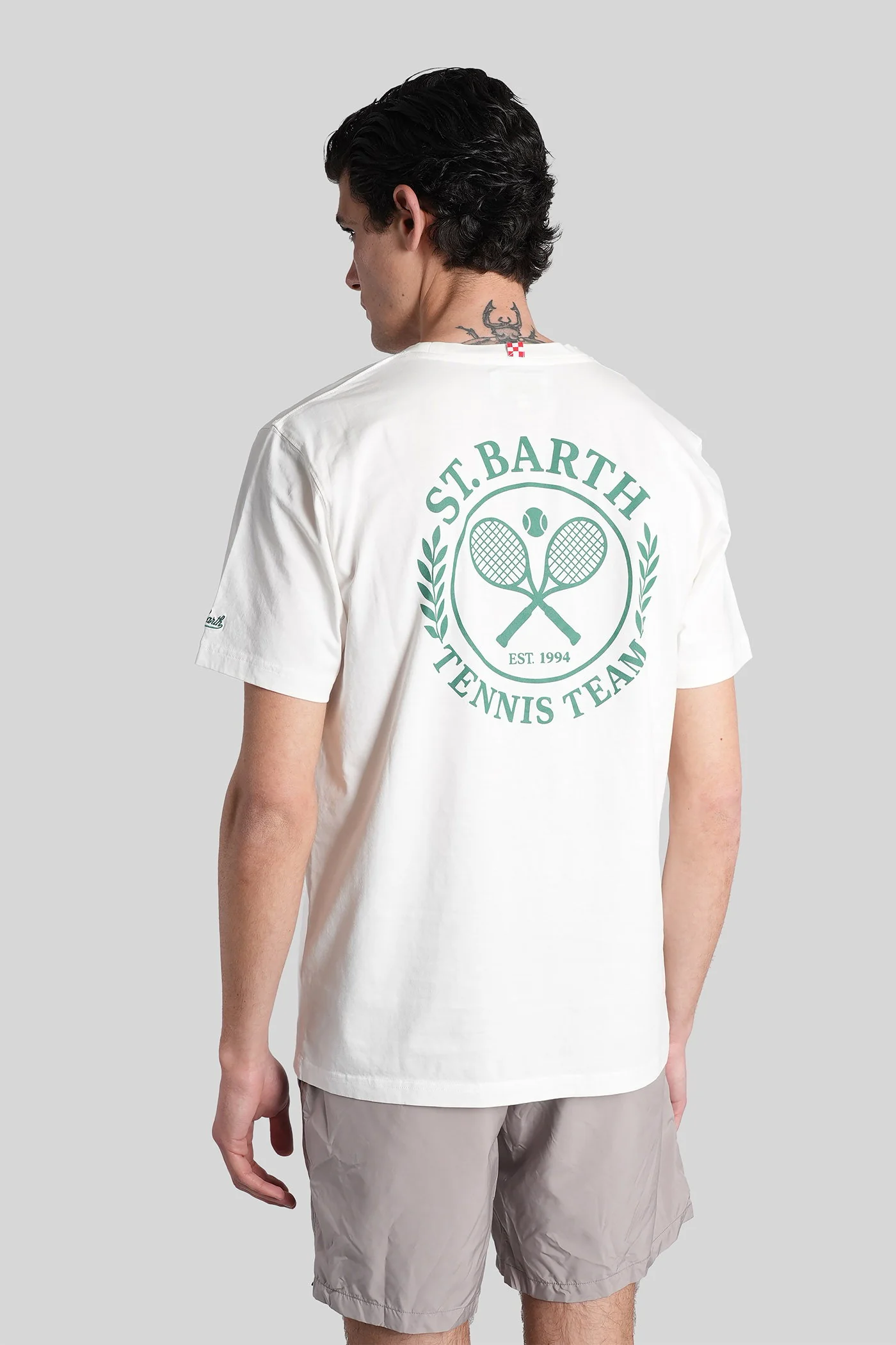 Portland T-Shirt in white cotton - Image 3
