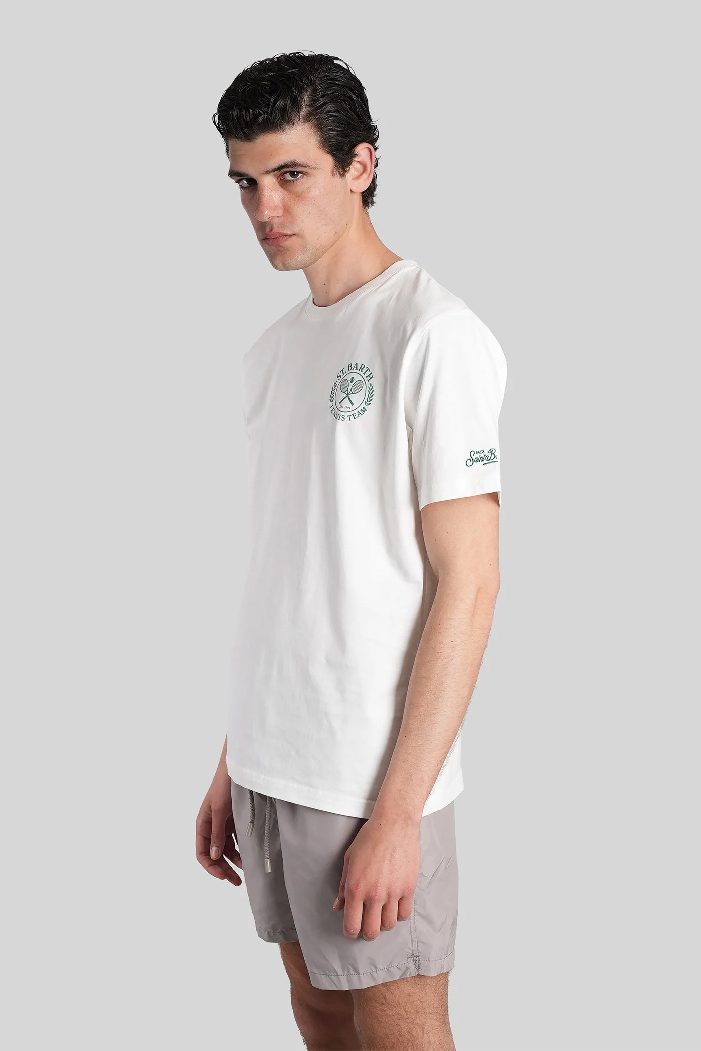 Portland T-Shirt in white cotton - Image 4