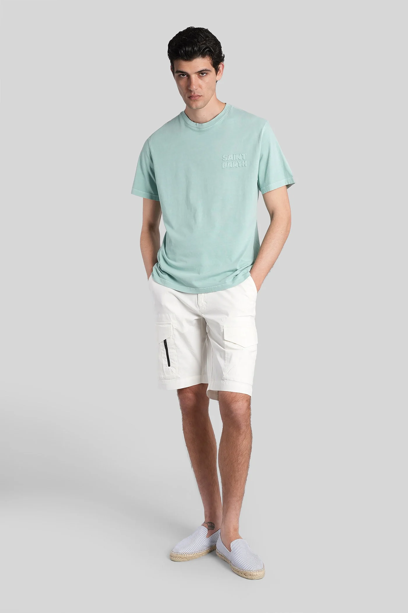 Portofino T-Shirt in green cotton - Image 2