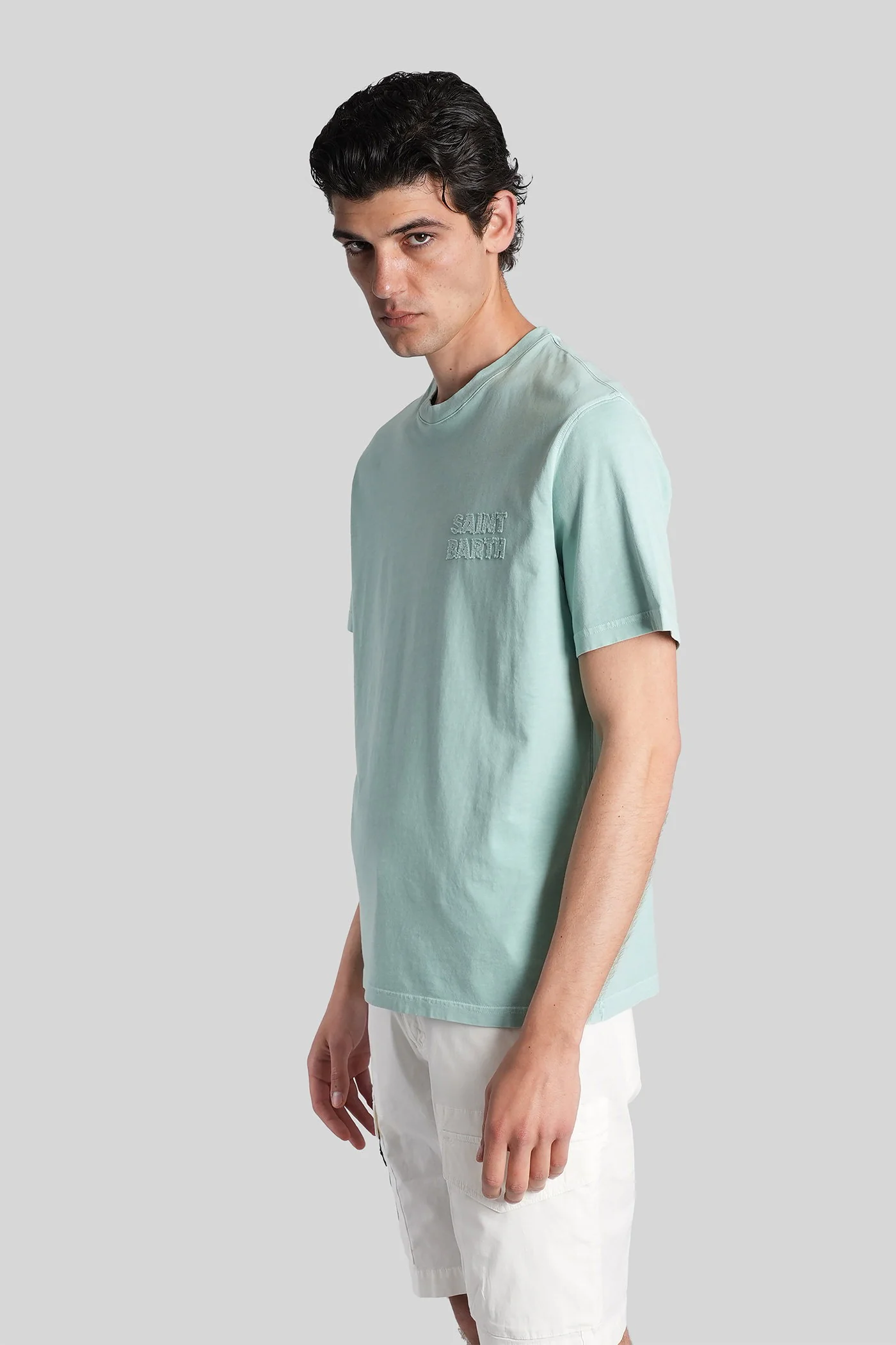 Portofino T-Shirt in green cotton - Image 4