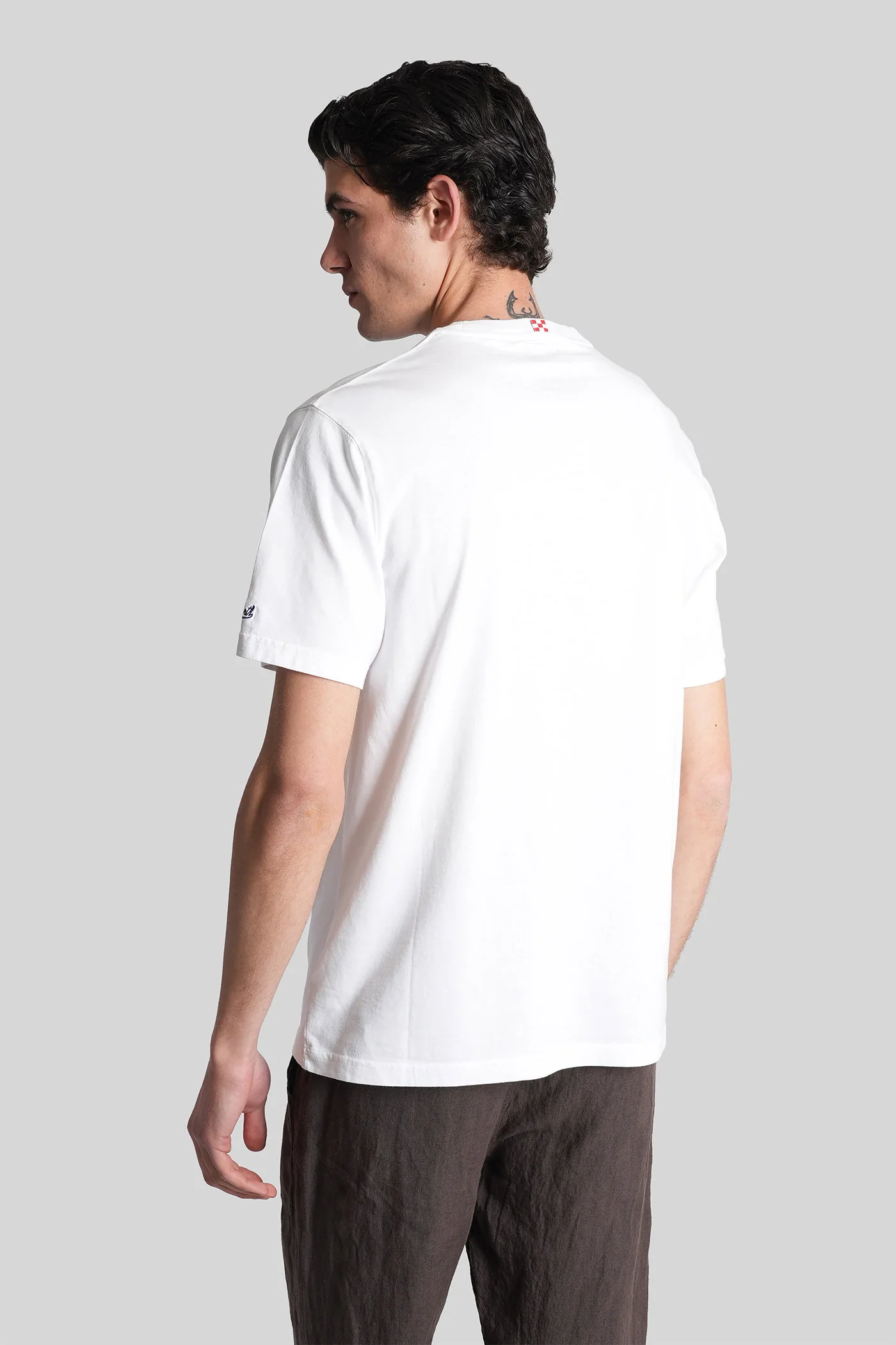 Portofino T-Shirt in white cotton - Image 3