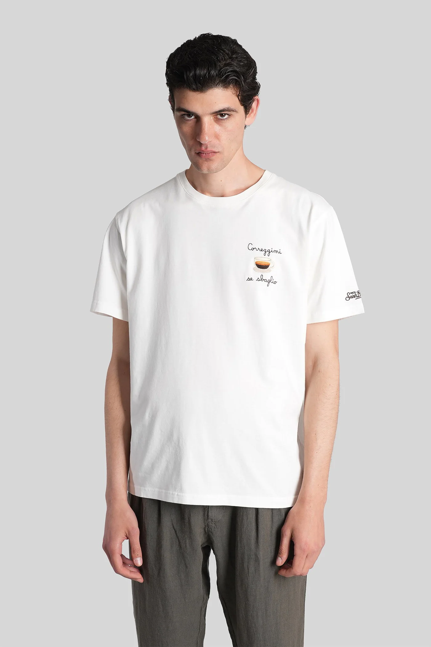 Portofino T-Shirt in white cotton