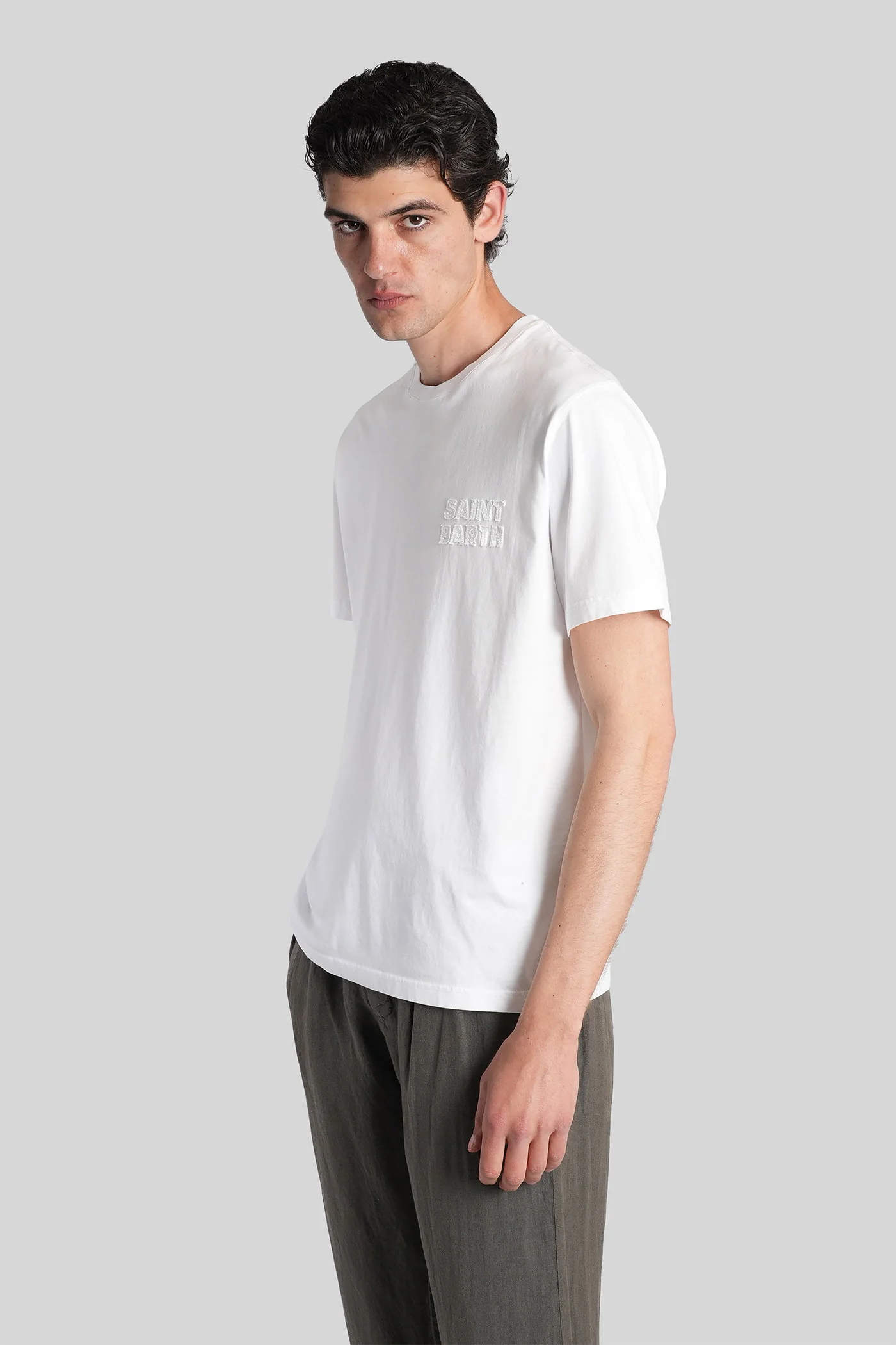 Portofino T-Shirt in white cotton - Image 4