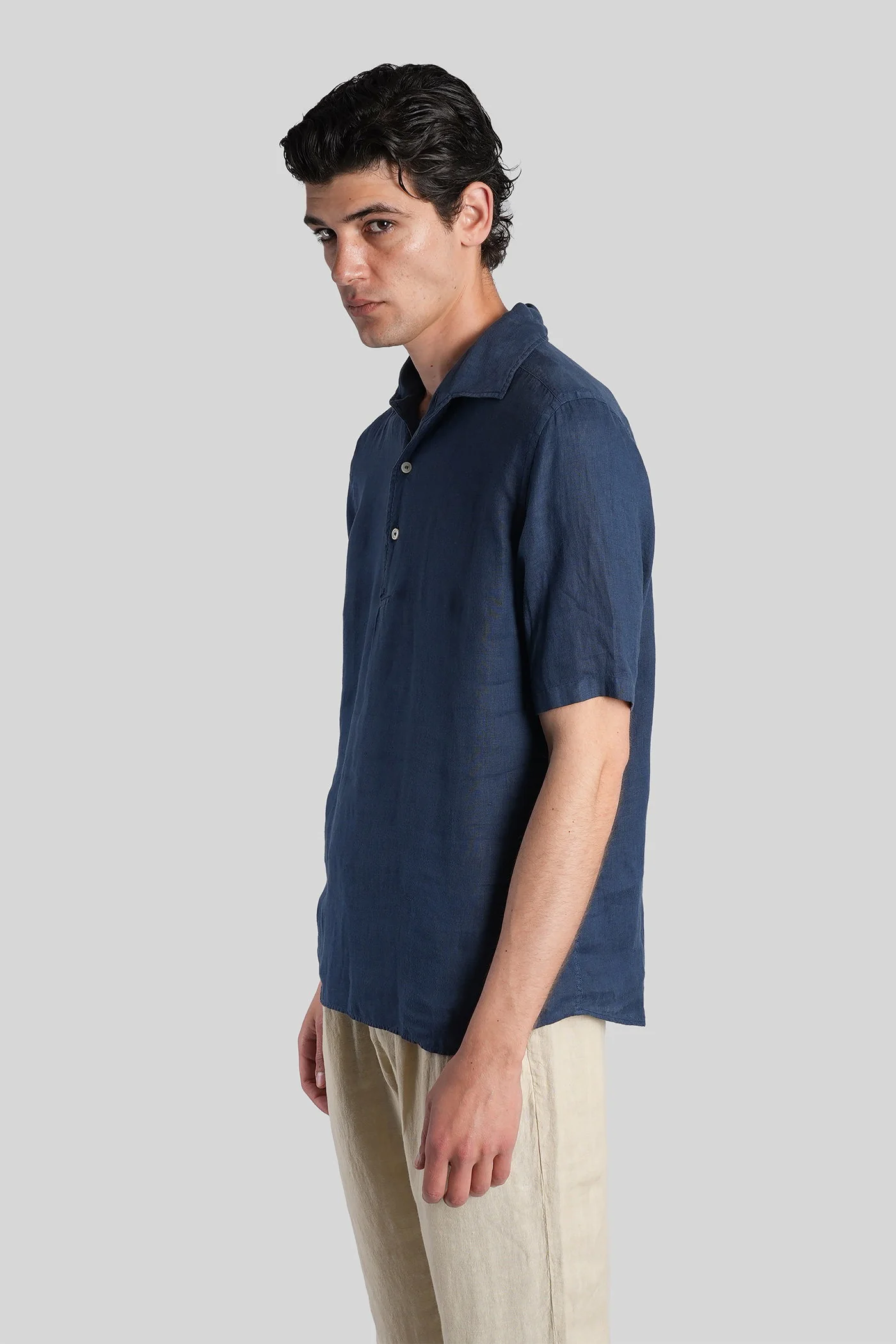 Raphael Polo Polo in blue cotton - Image 4