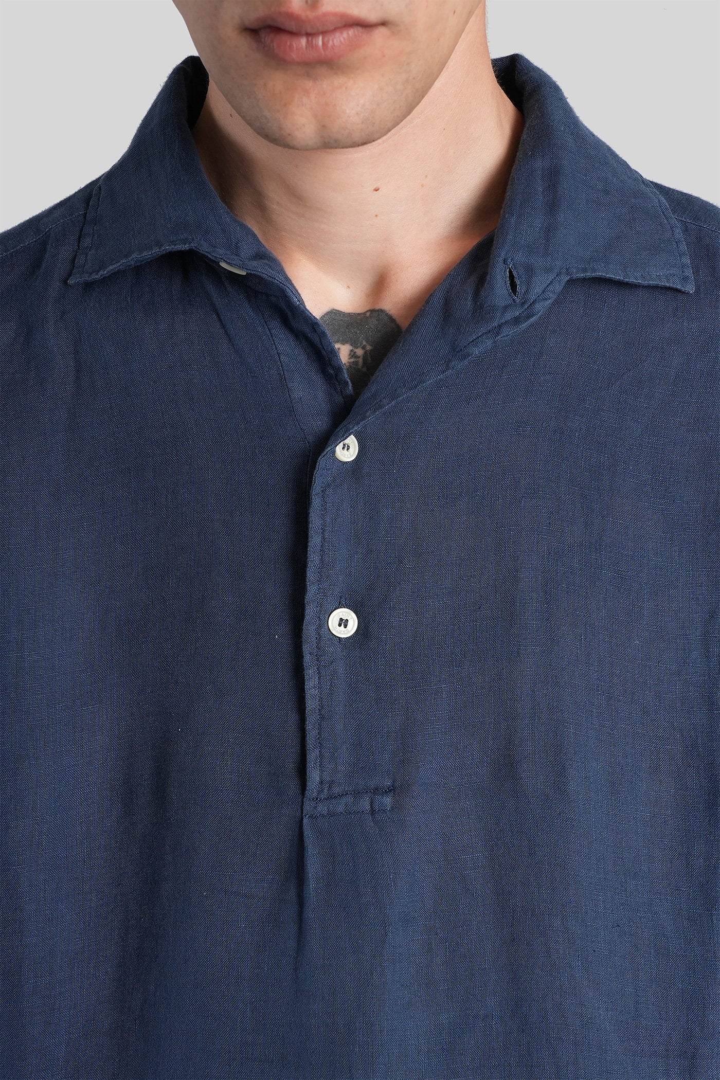 Raphael Polo Polo in blue cotton - Image 5