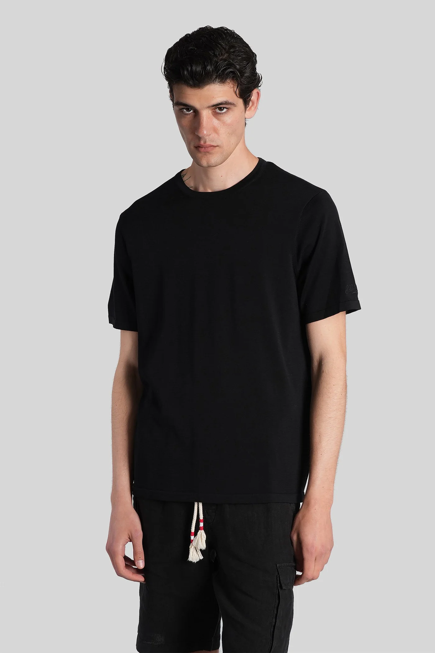 Scott T-Shirt in black cotton